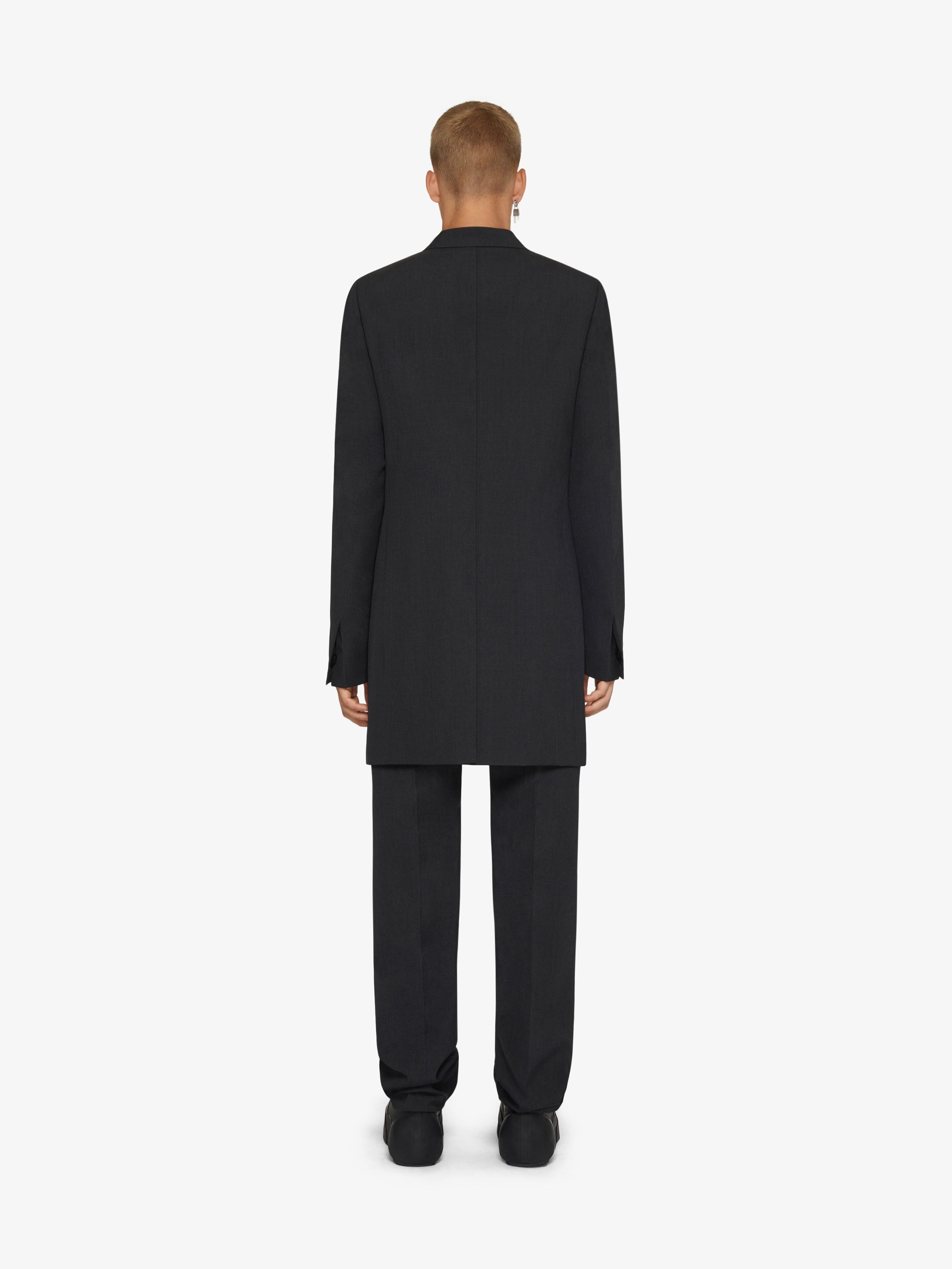 LONG COAT IN WOOL - 4