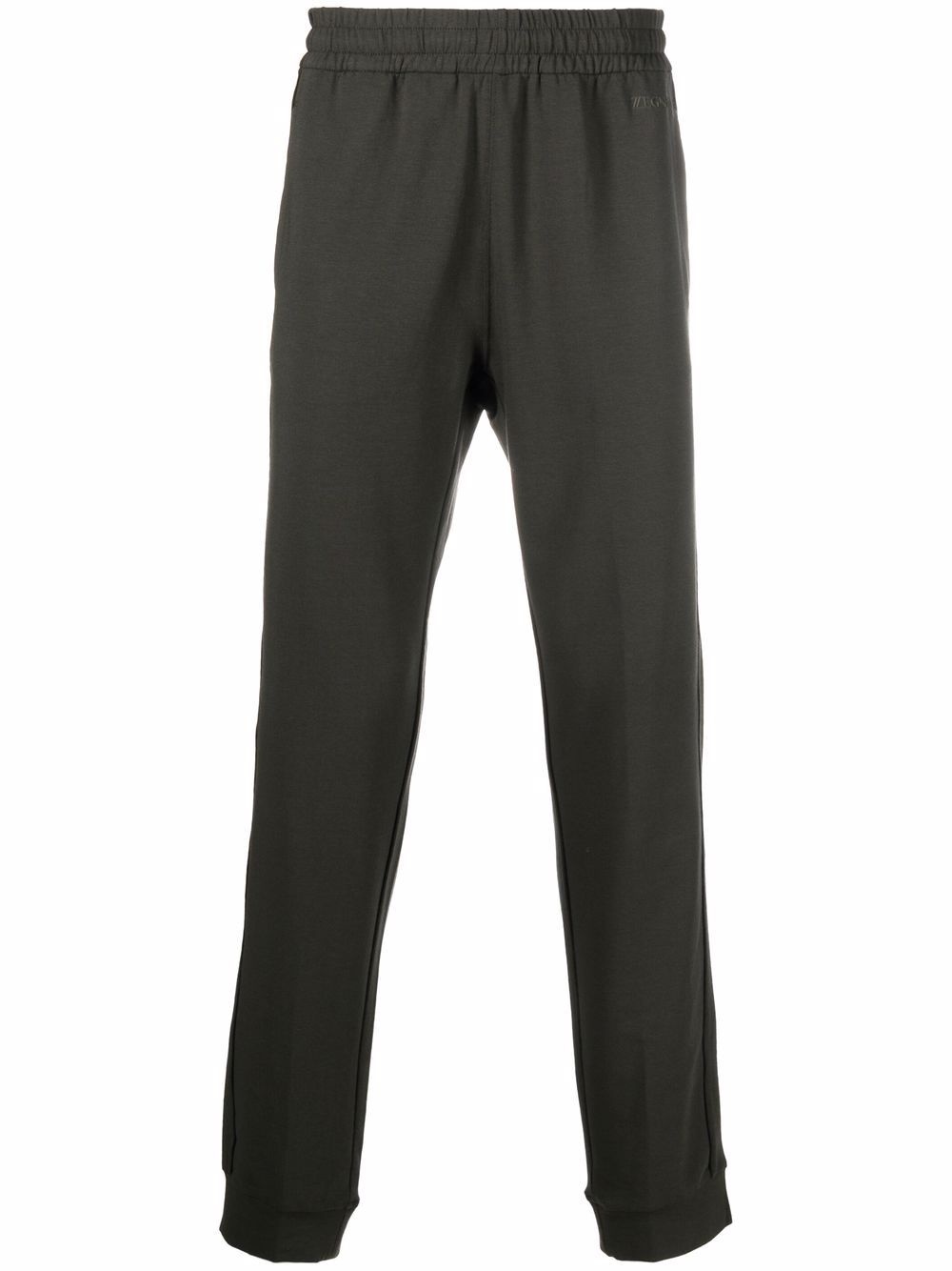 elasticated tapered track pants - 1