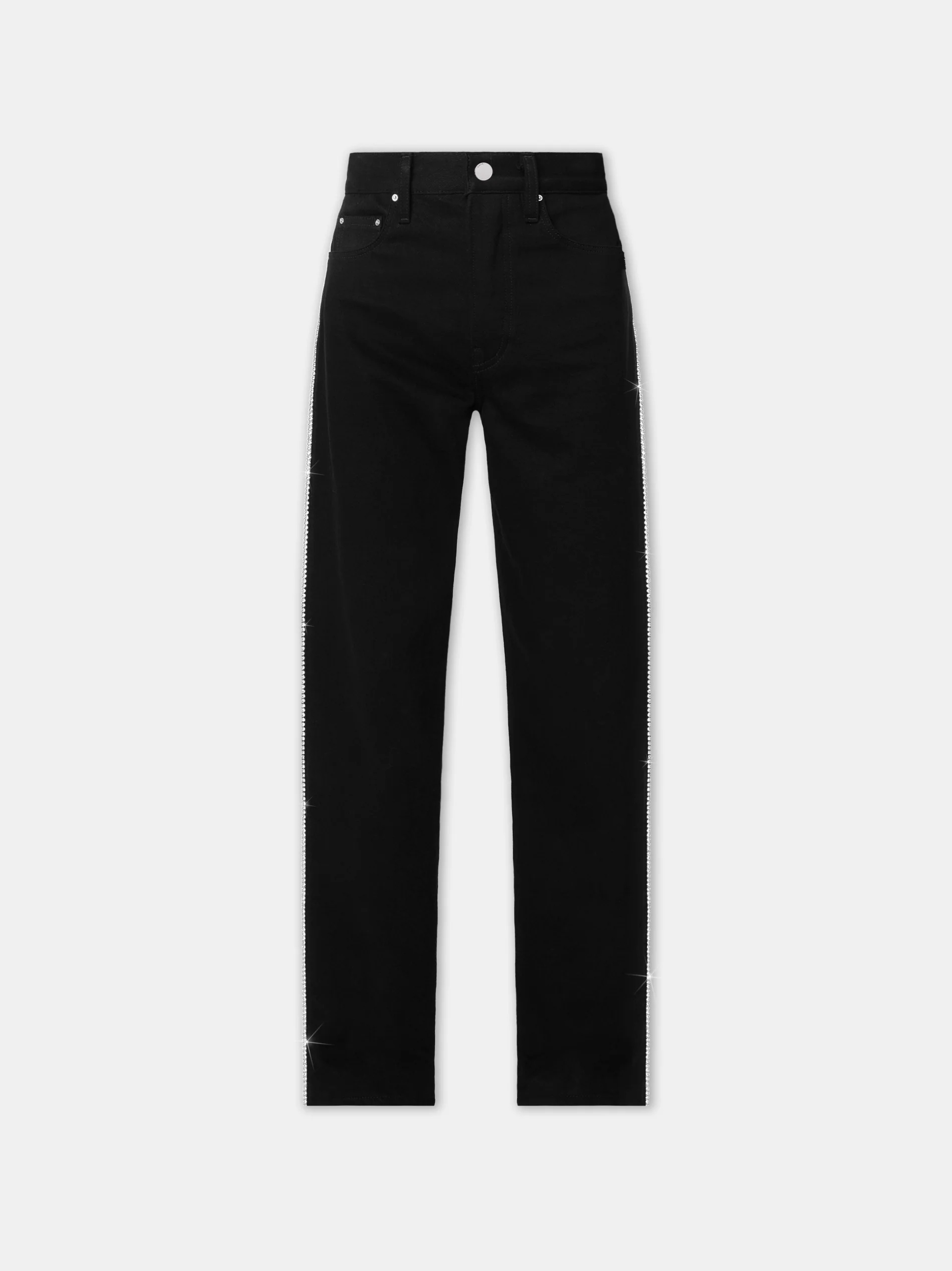 WOMEN'S CRYSTAL STRIPE WIDE STRAIGHT - 6