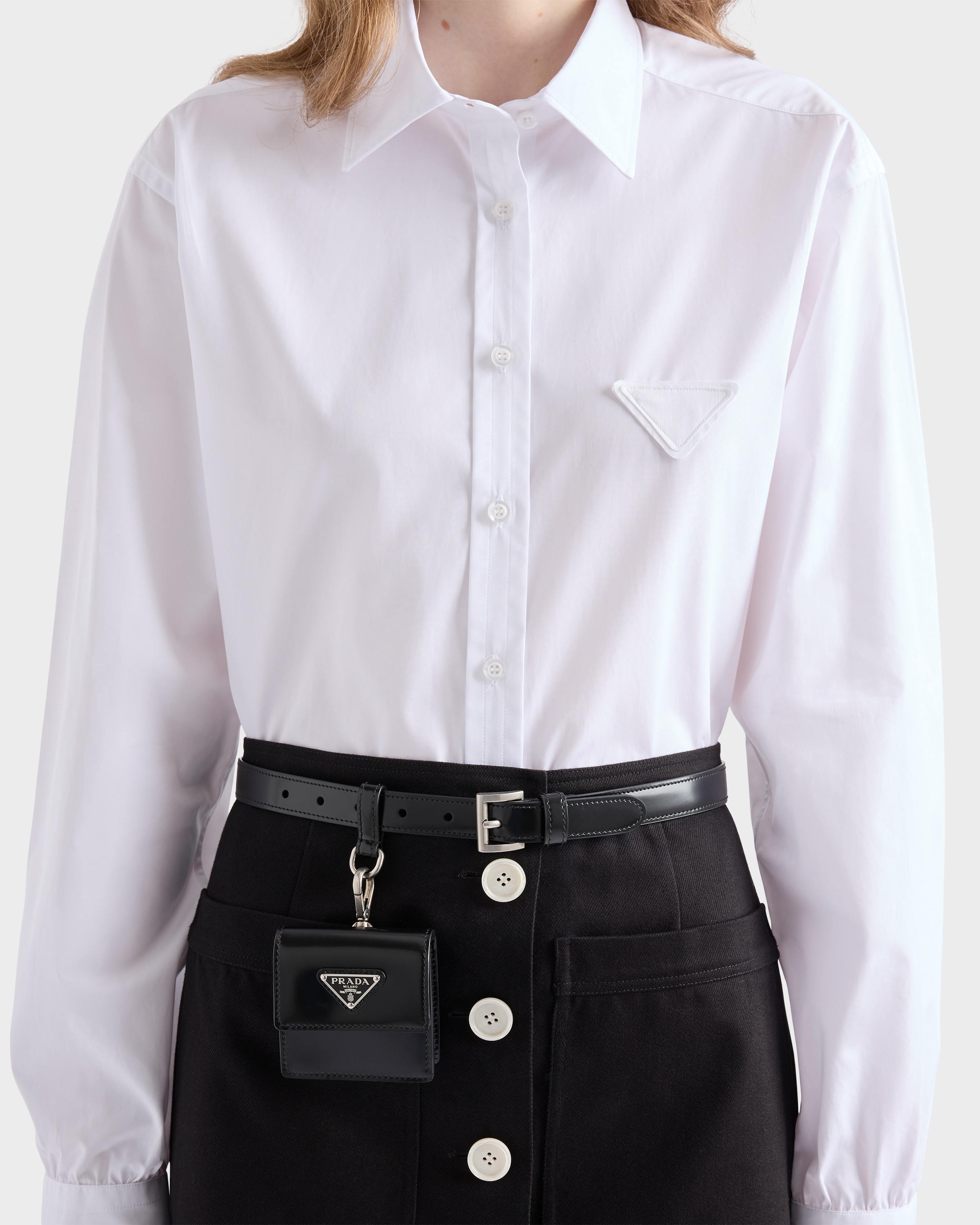 Cotton poplin shirt - 4