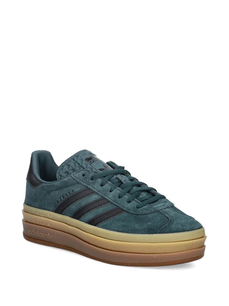 adidas Gazelle Bold stripe platform sneakers outlook