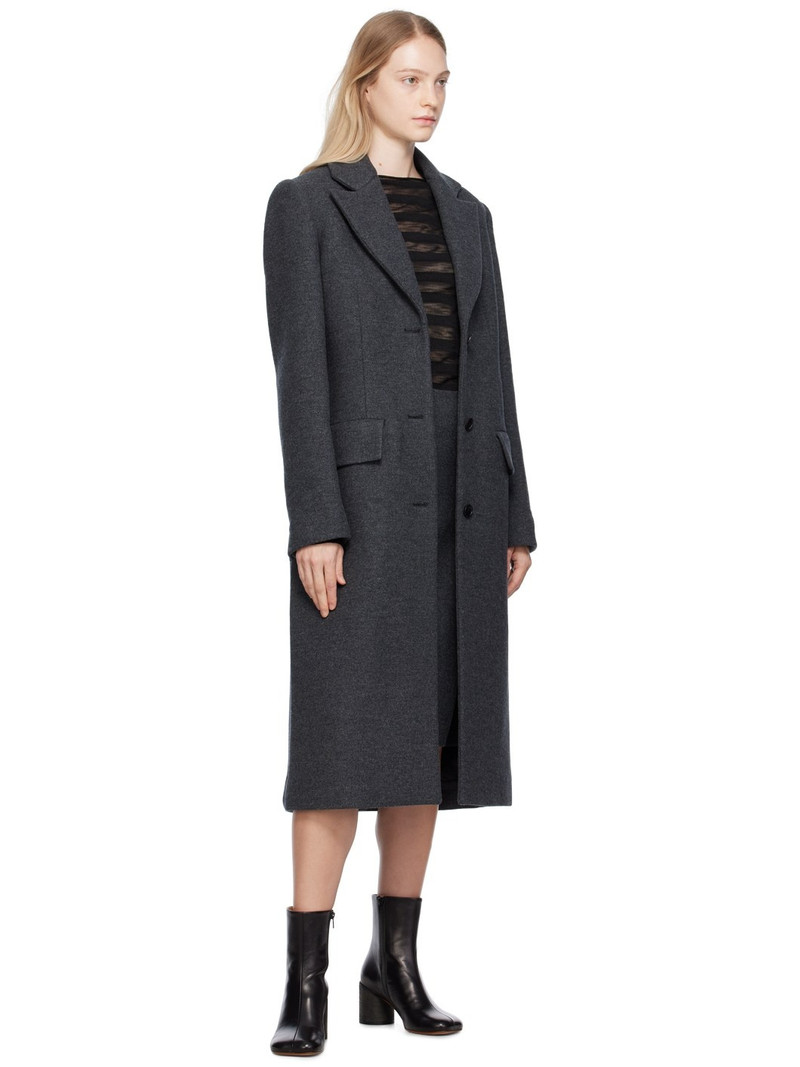 We11done Gray Vented Miniskirt outlook