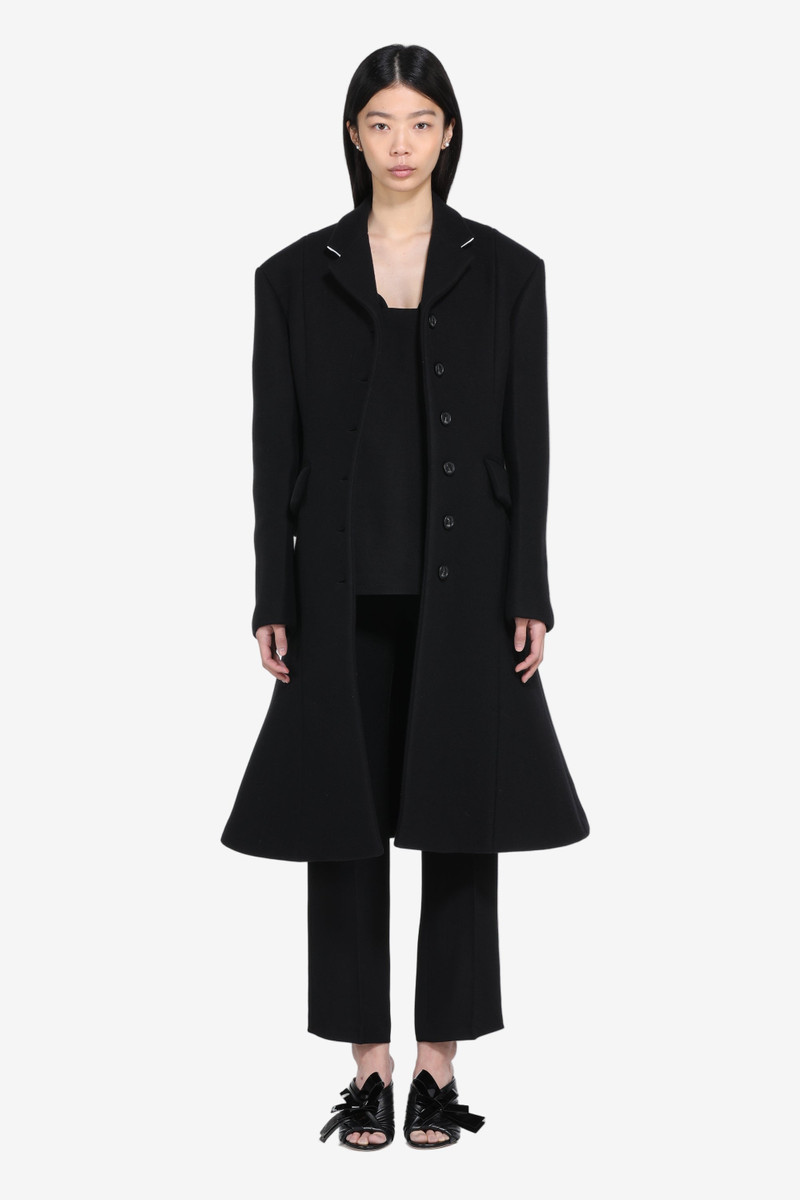 LONG FLARED COAT 4