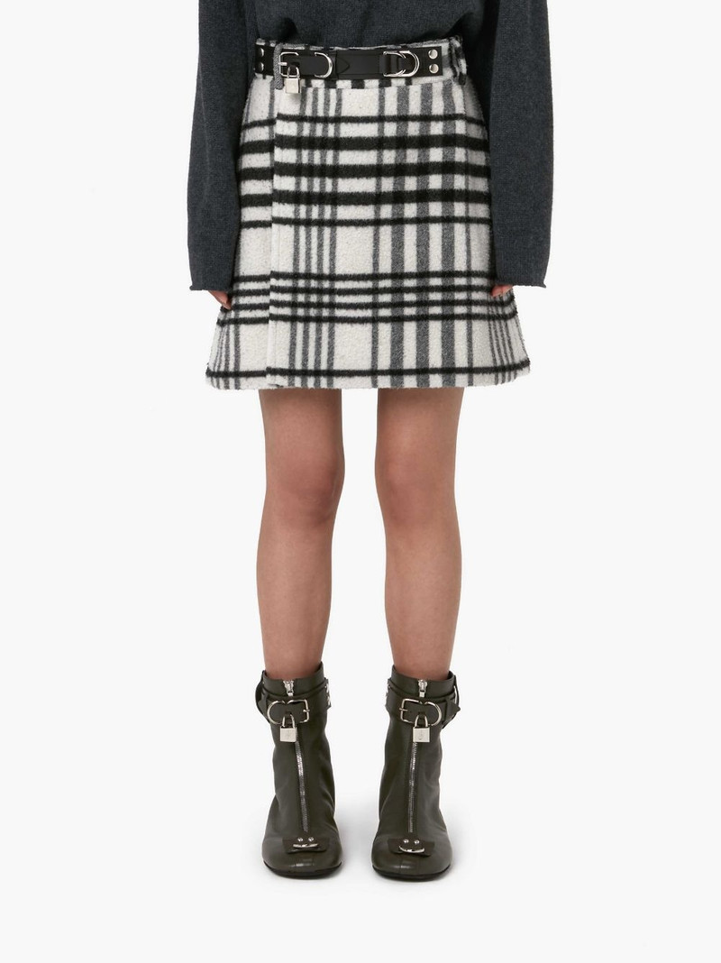 JW Anderson PADLOCK STRAP MINI SKIRT outlook