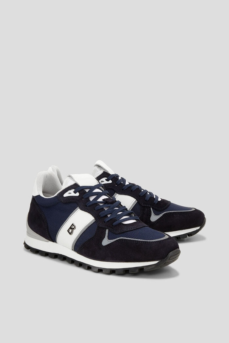 Porto Sneaker in Navy blue/White 3