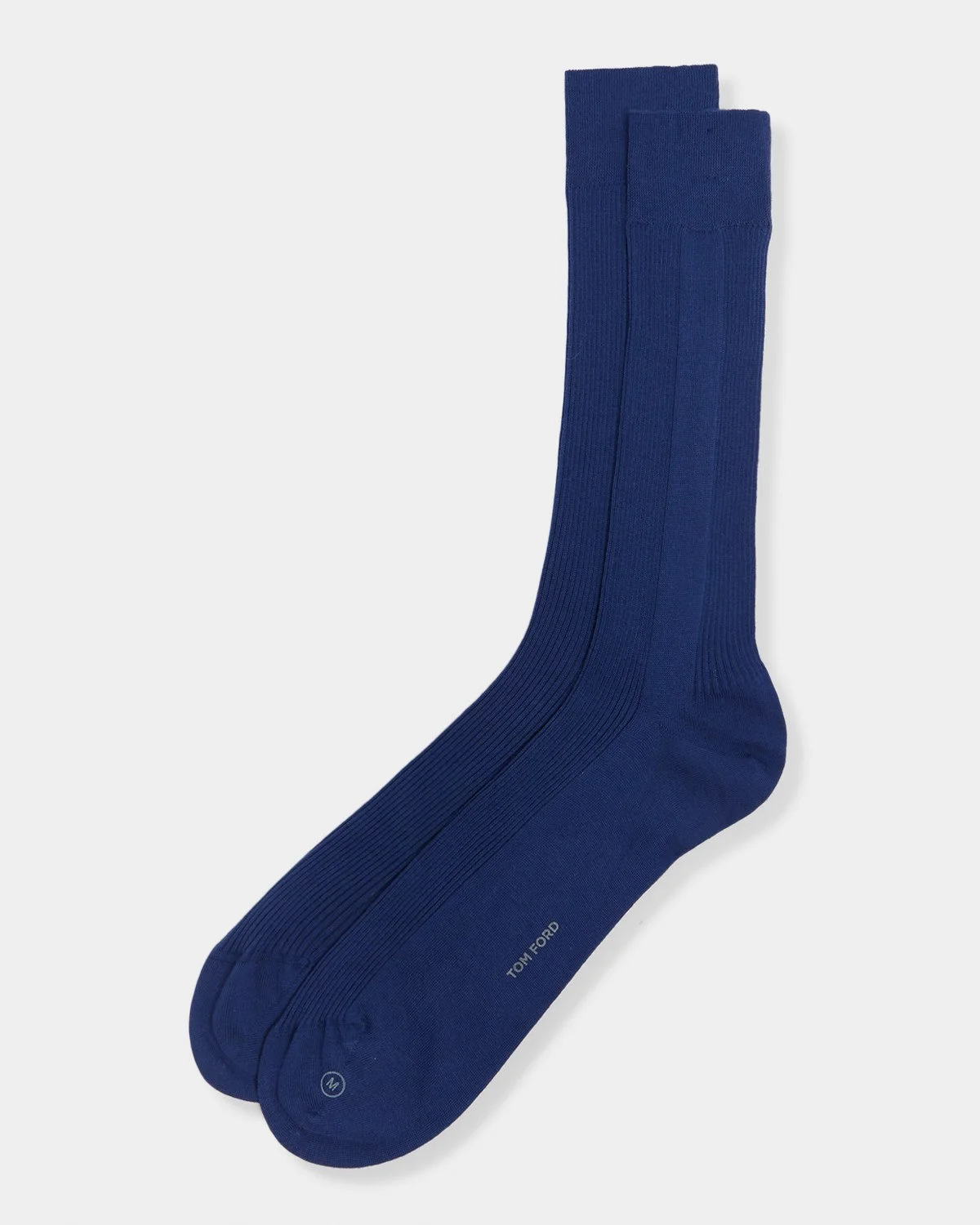 Men's Ribbed Cotton Crew Socks - 1