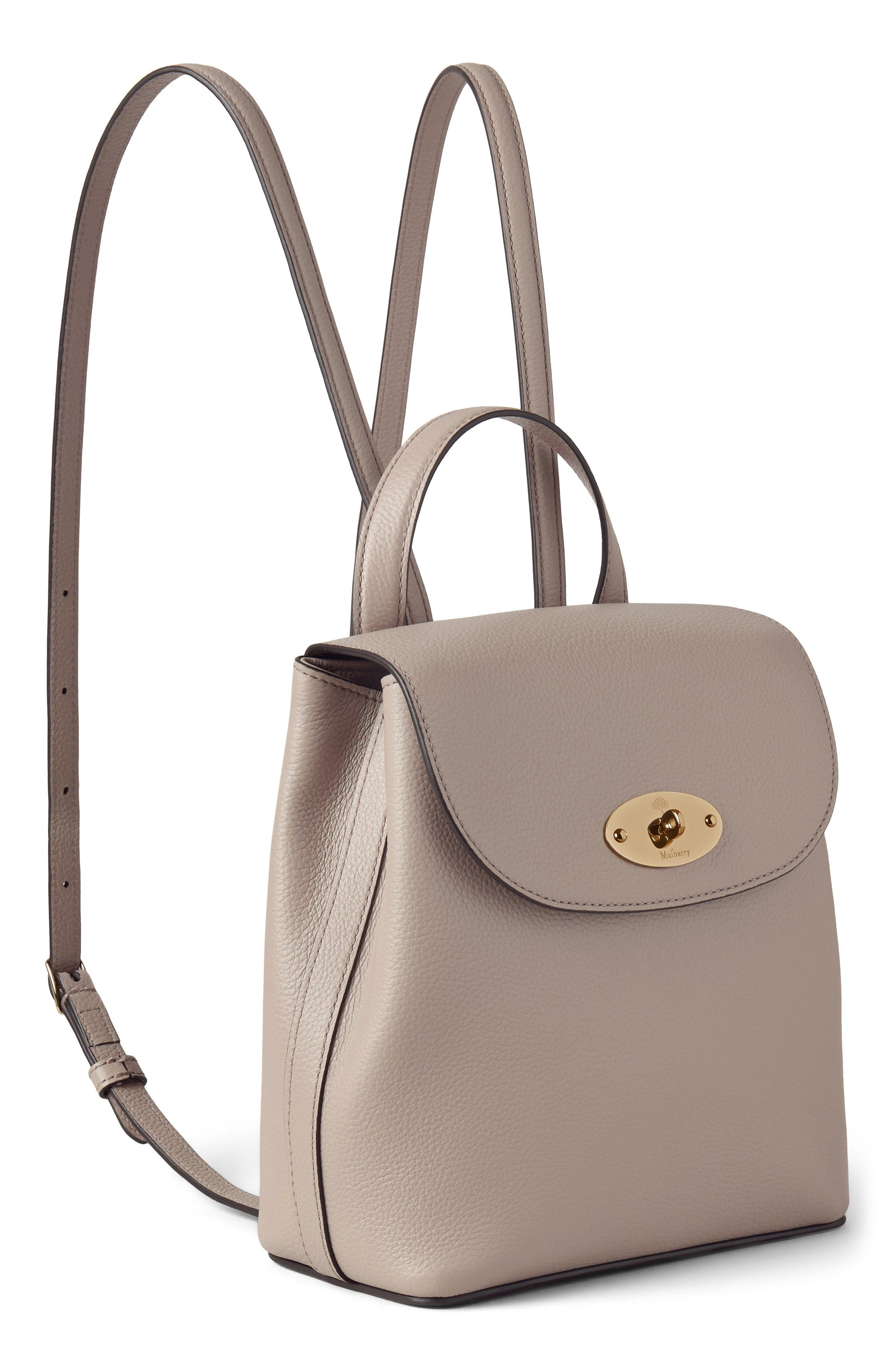 Mulberry Mini Bayswater Leather Backpack in Cashmere Taupe at Nordstrom - 5