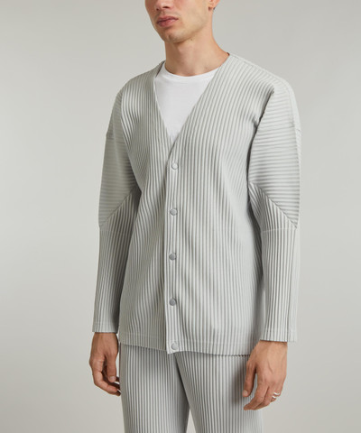 ISSEY MIYAKE Core Pleated V-Neck Cardigan outlook