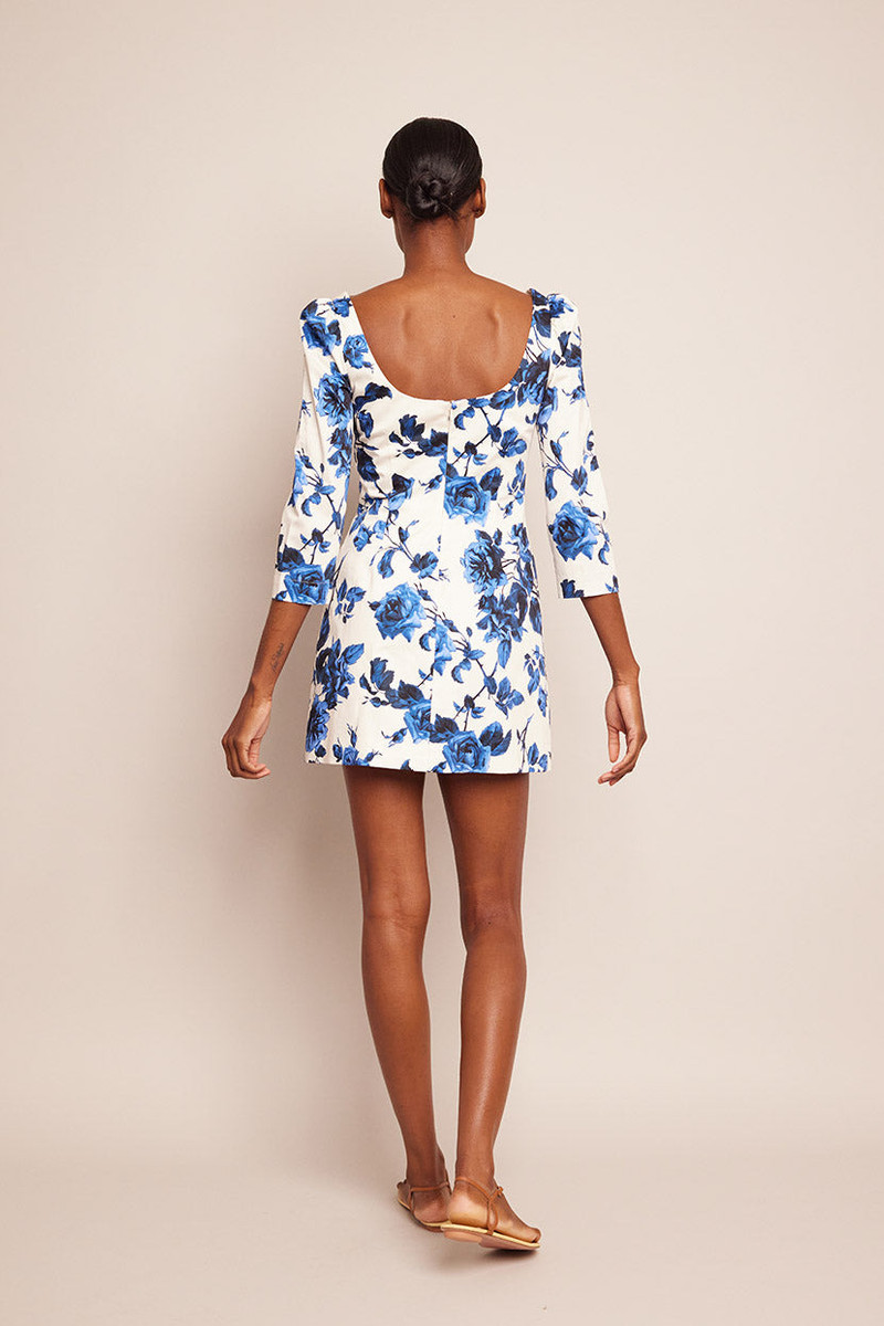 Belinda Dress Mini Dress with a Dreamy Neckline 3