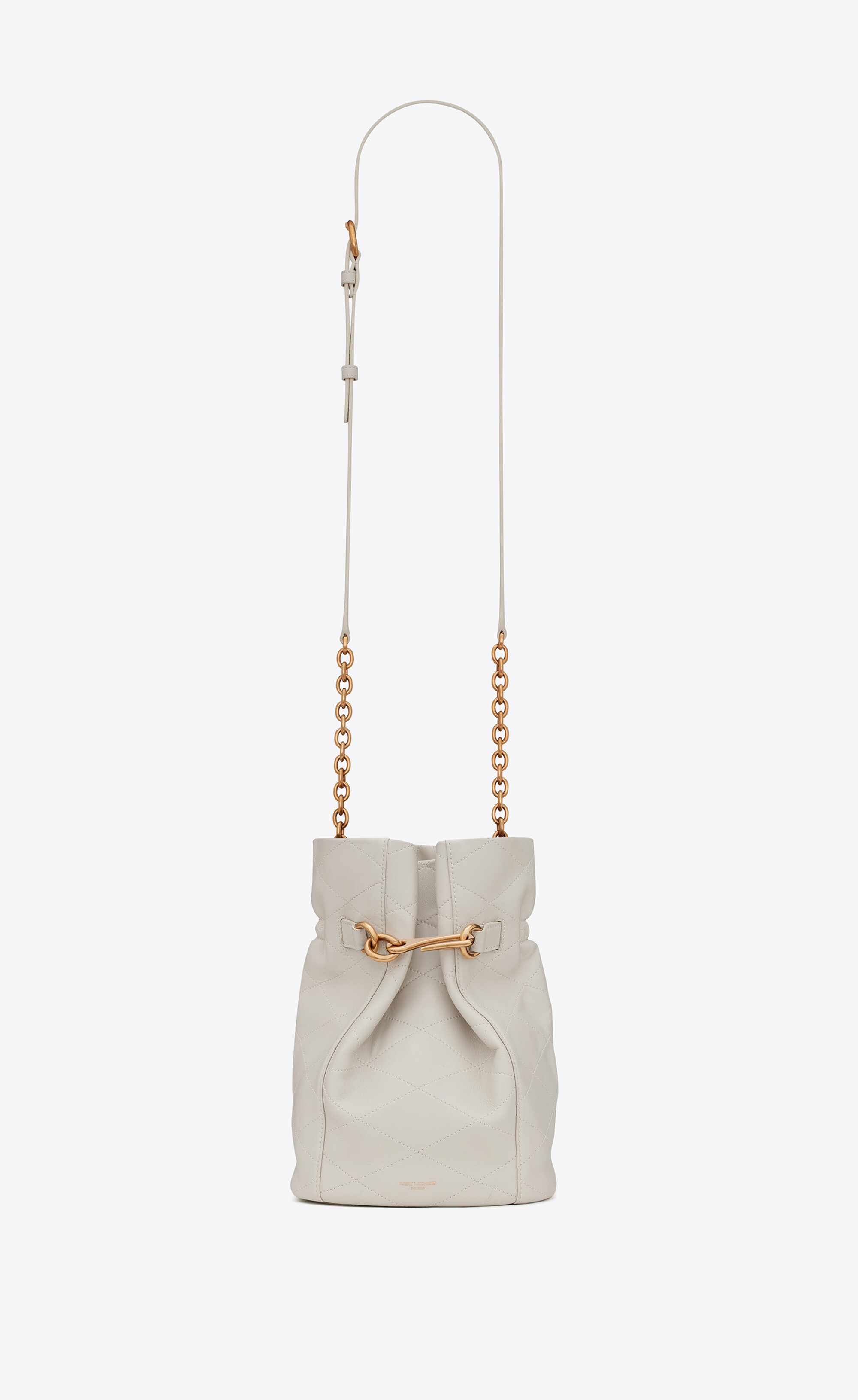 le maillon hook bucket bag in supple leather - 1