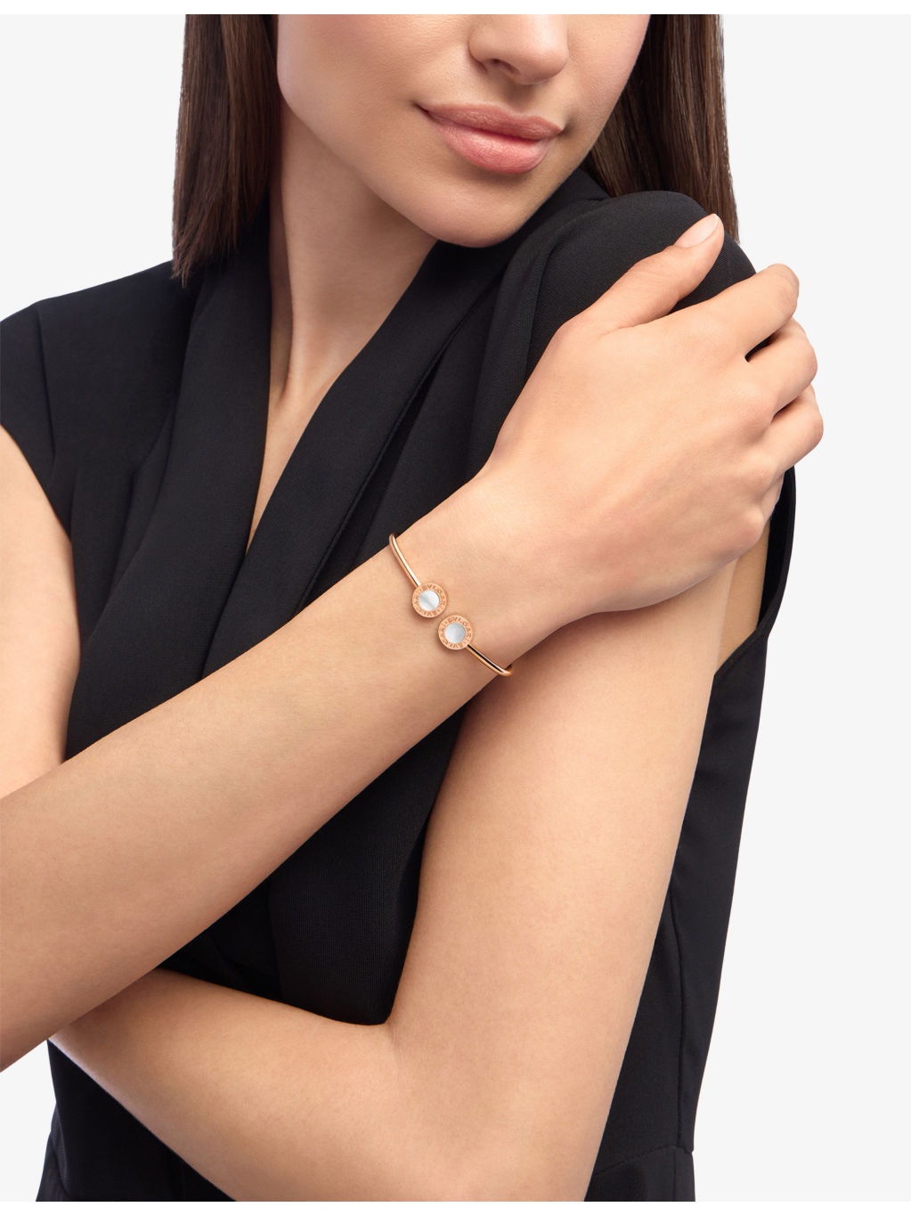 Bvlgari Bvlgari 18ct Rose-Gold and Mother-of-Pearl Bracelet - 5