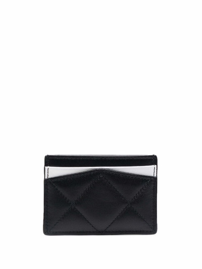 Alexander McQueen skull-embellishment quilted wallet outlook