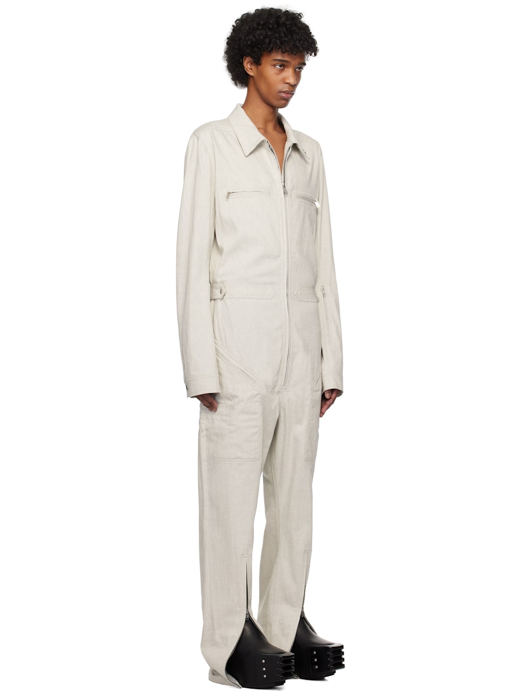 Off-White Hollywood Headon Denim Flightsuit - 2