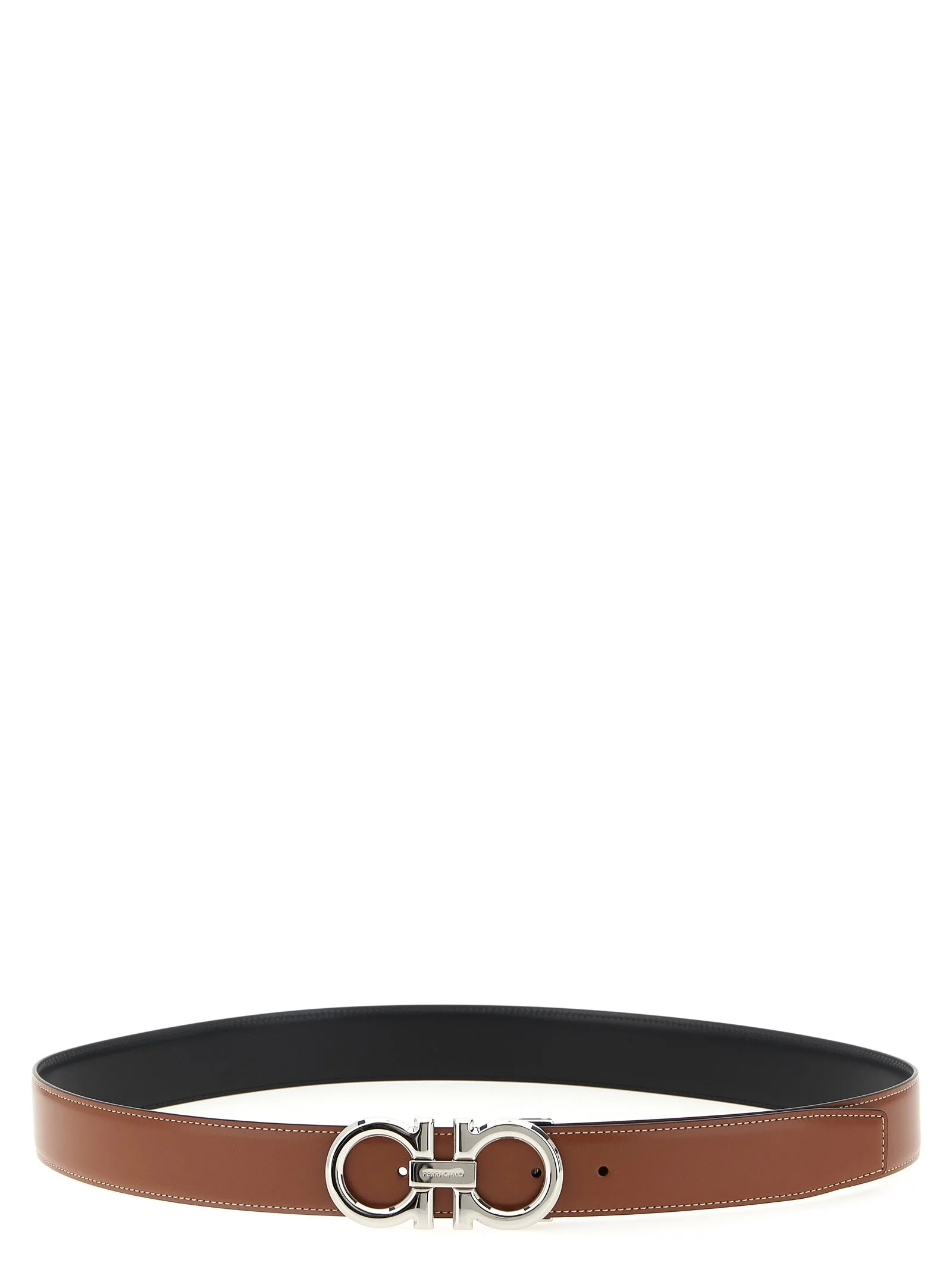 Ferragamo Men 'Gancini' Reversible Belt - 1