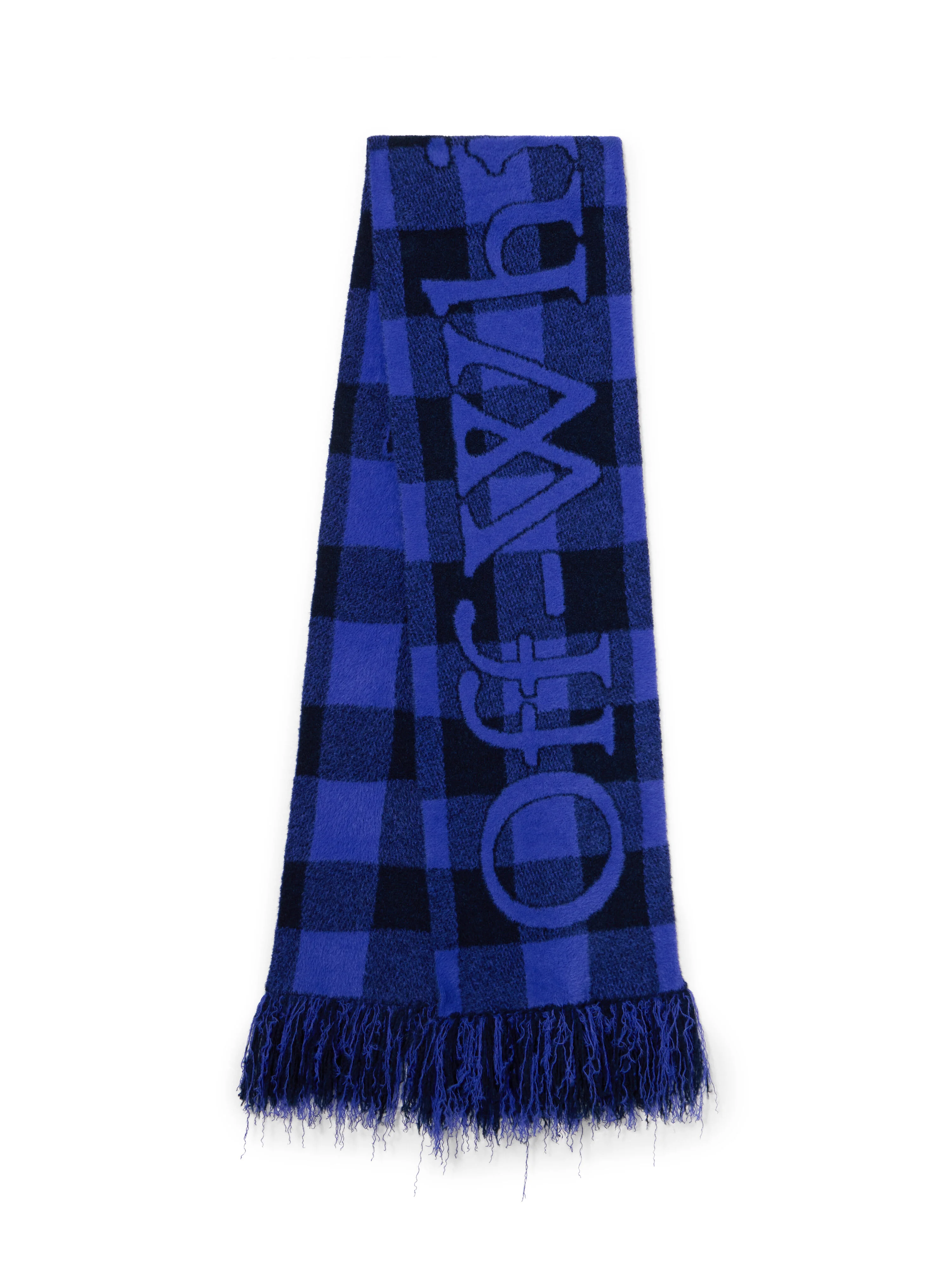 Bookish Check Scarf - 1