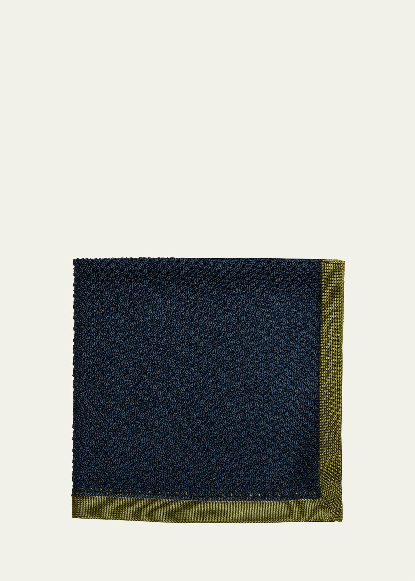 Men's Silk Knit Pocket Square - 1