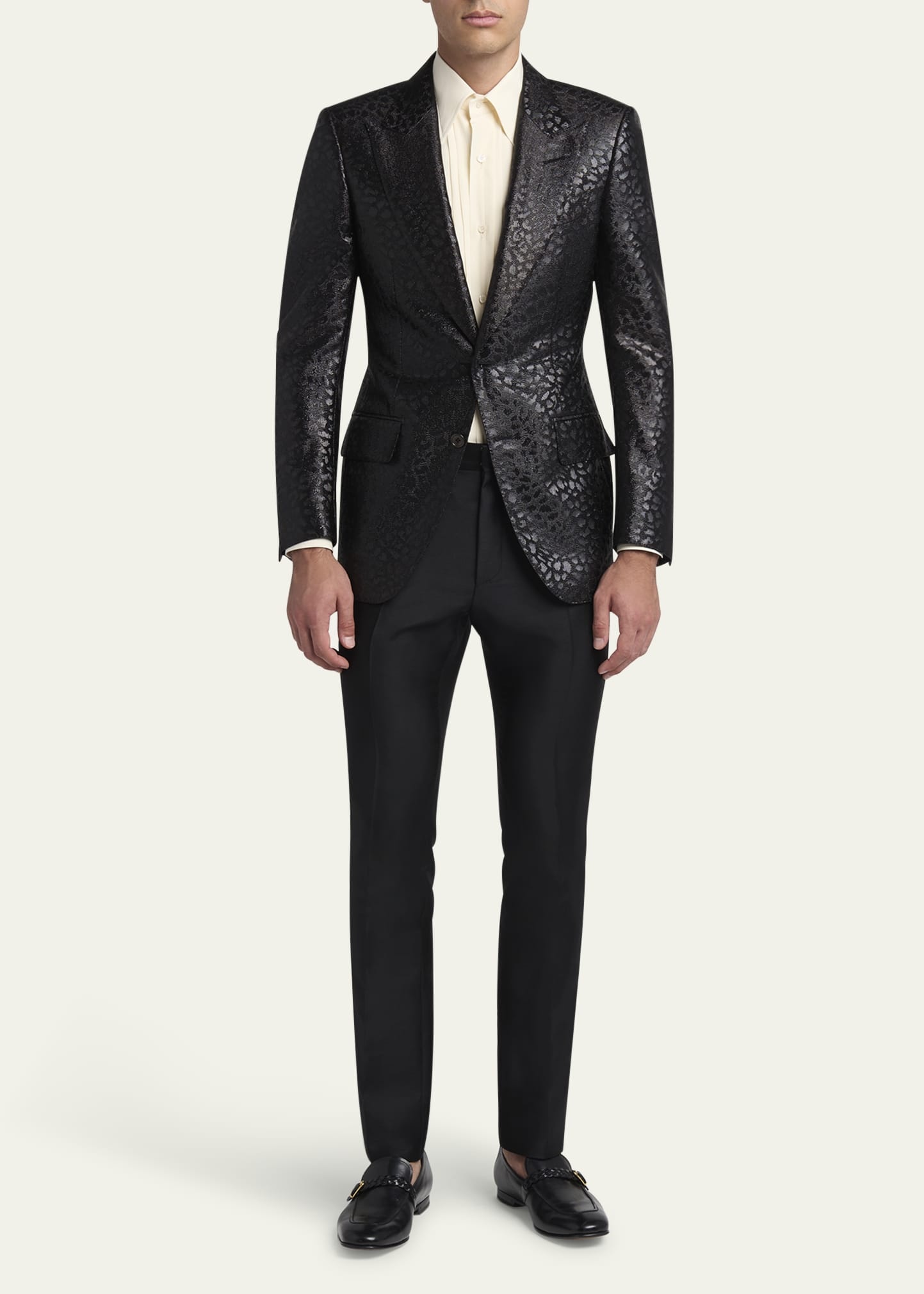 Men's Dyllan Lurex Leopard Sport Coat - 2