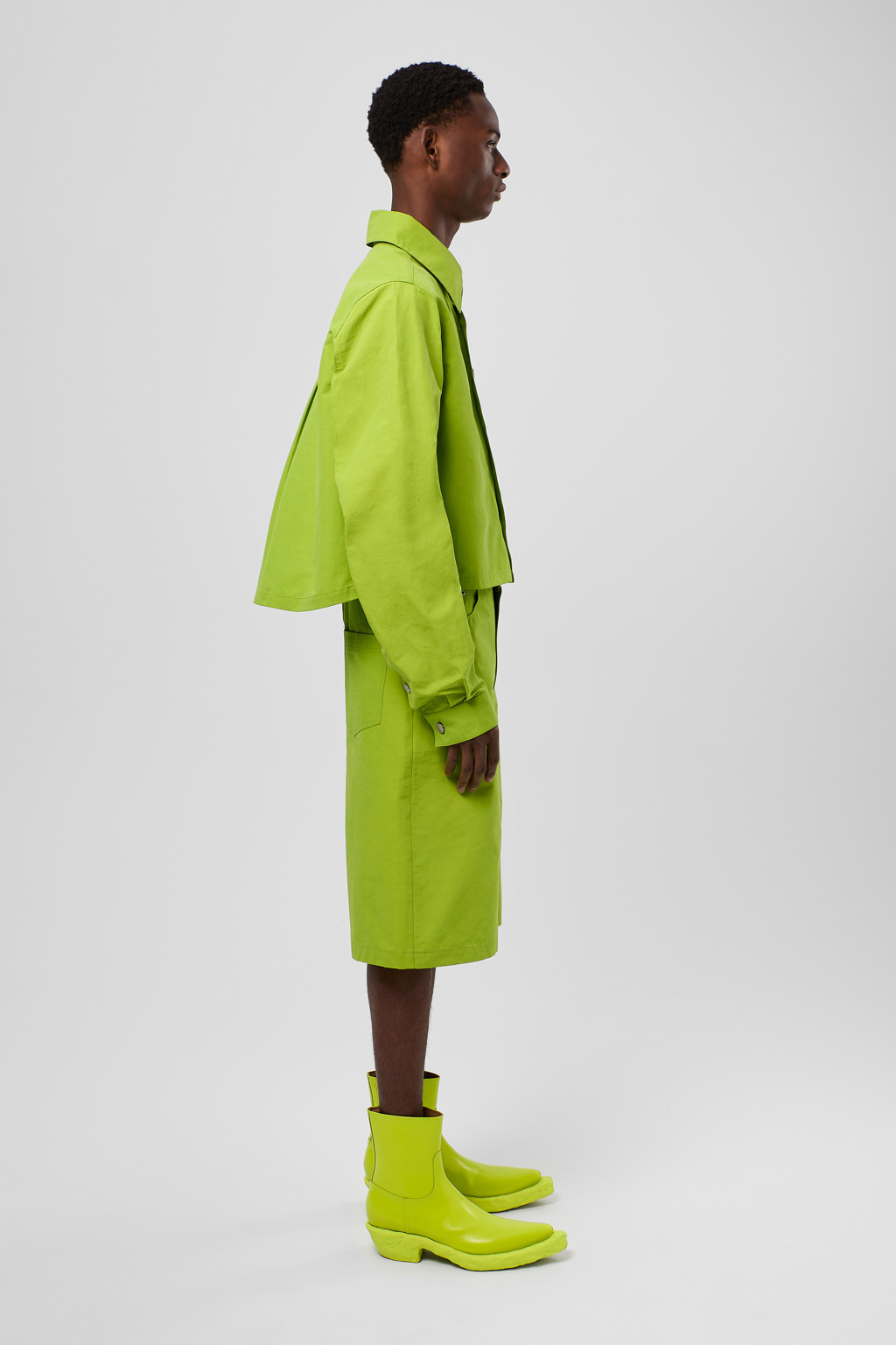 Green Cotton/Nylon Shirt - 4