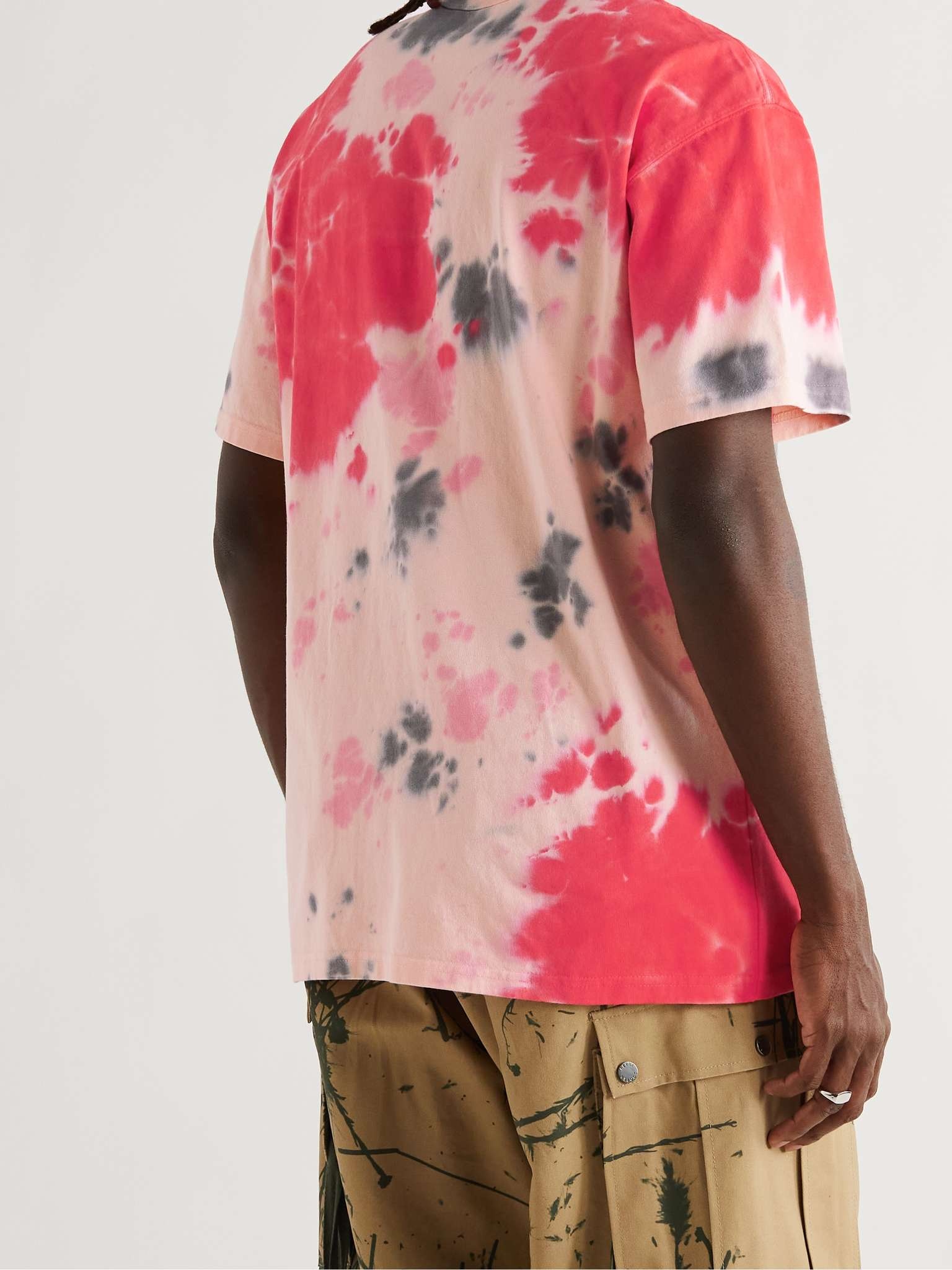 NSW Logo-Print Tie-Dyed Cotton-Jersey T-Shirt - 4