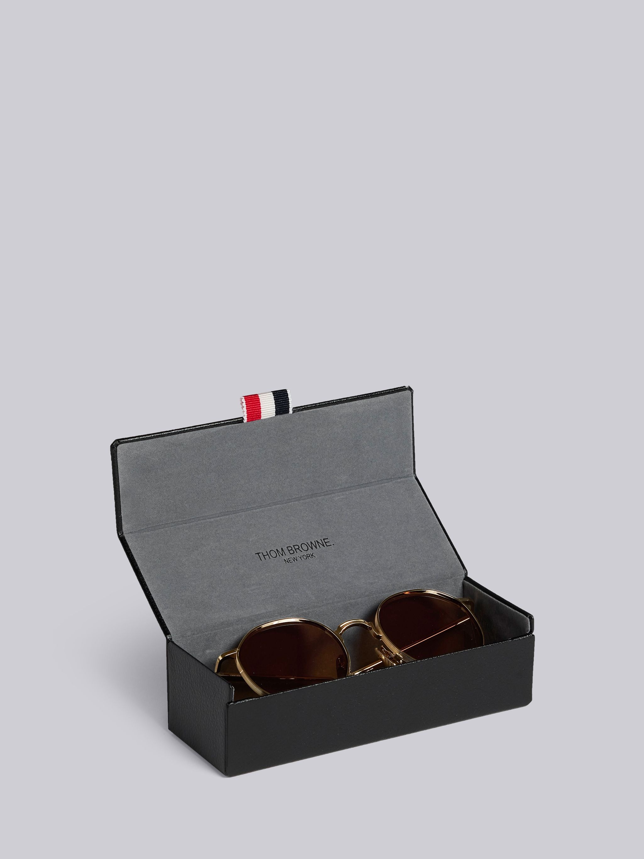 TB125 - White Gold And Brown Pantos Sunglasses - 5