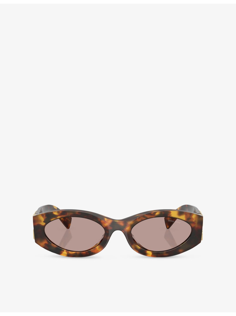 11WS Oval-Shape Acetate Sunglasses 1