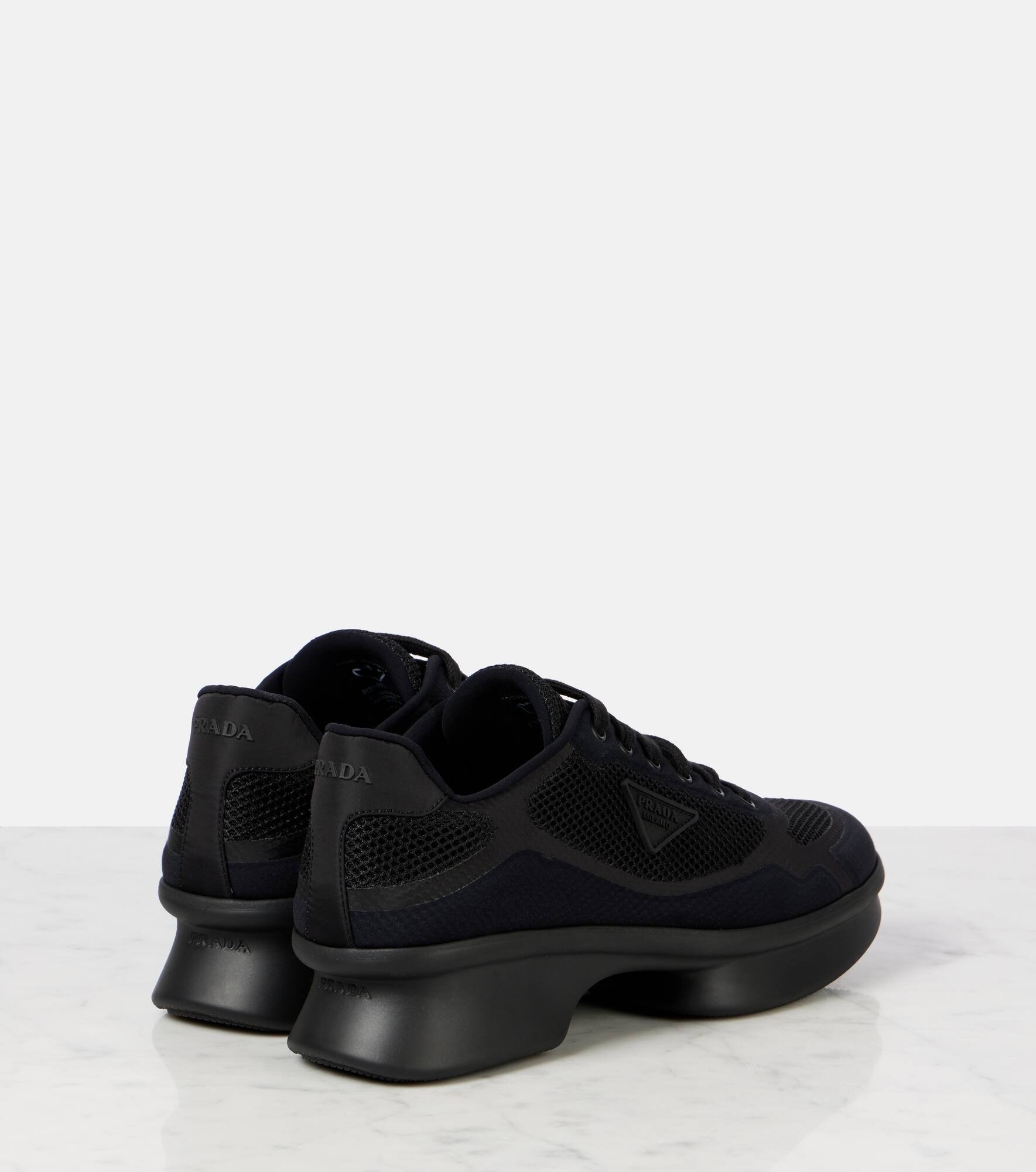 Re-Nylon and mesh sneakers - 2
