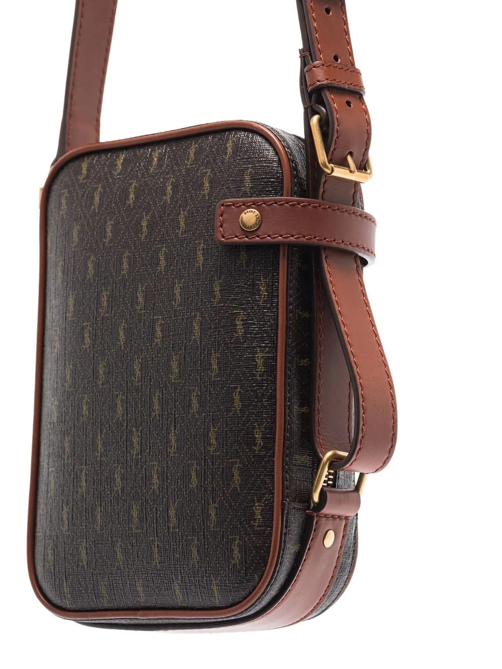 monogram print crossbody bag - 5