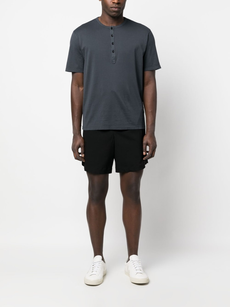 Ten C cotton Henley T-shirt outlook
