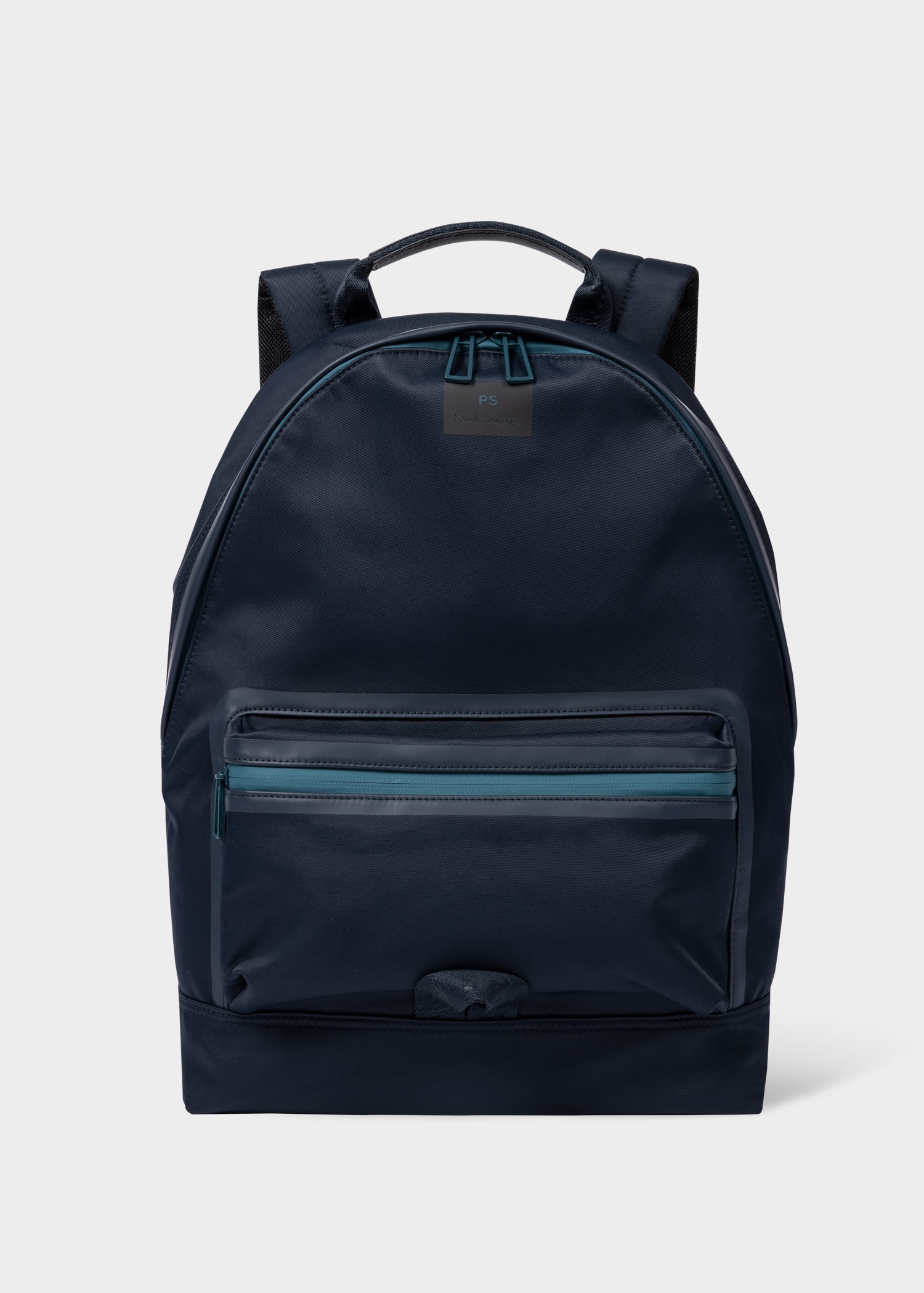 Navy Nylon Backpack - 1