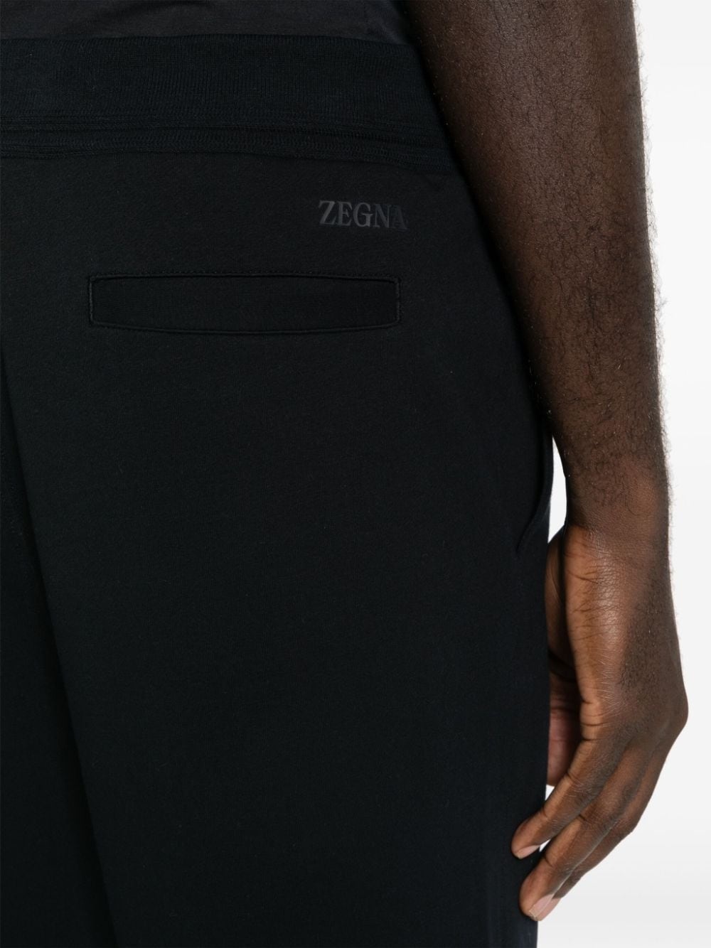 mid-rise tapered track trousers - 5