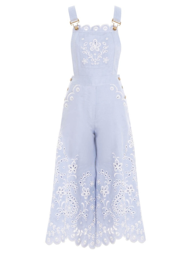 CLOVER EMBROIDERED OVERALL - 1
