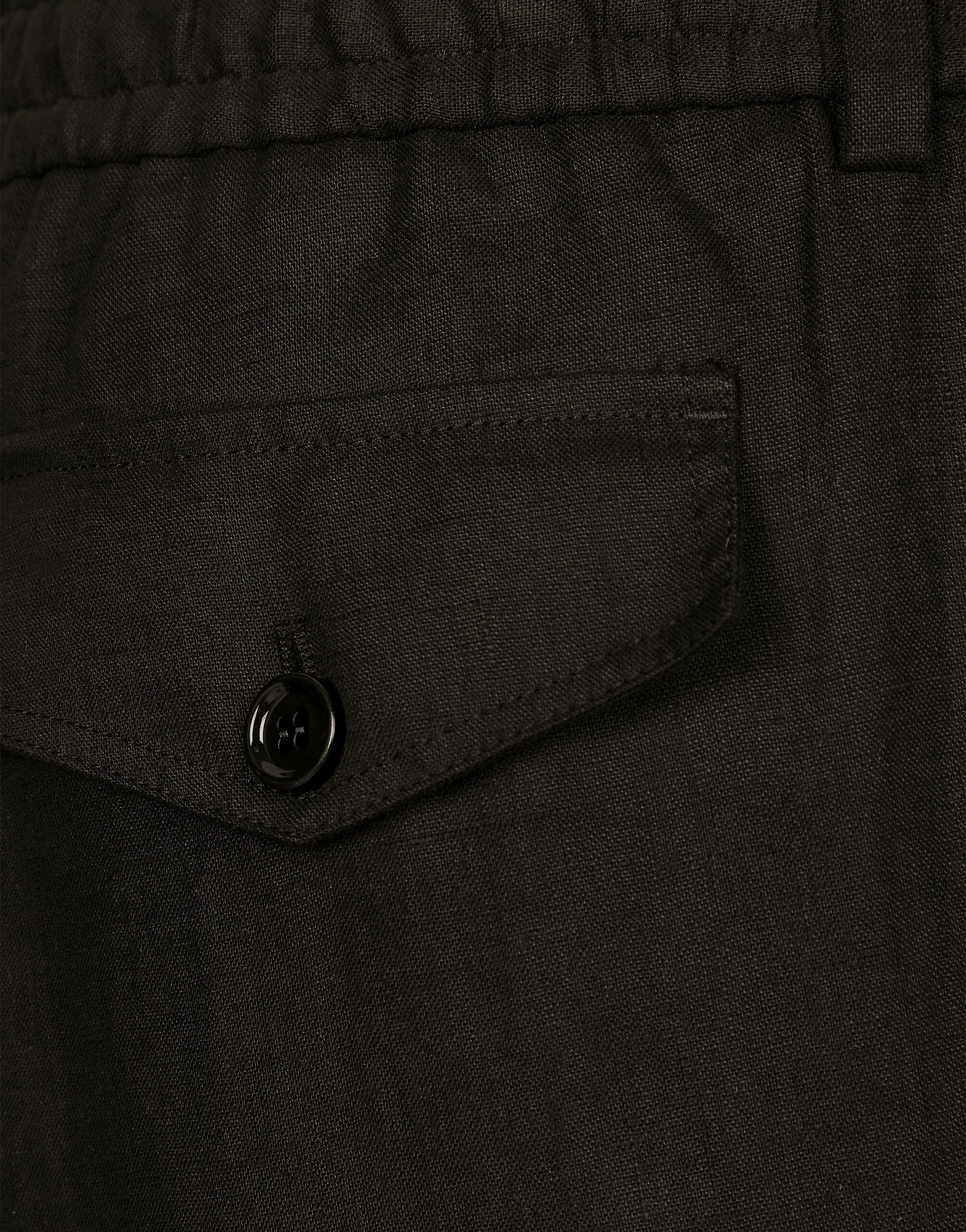 Linen cargo shorts - 5