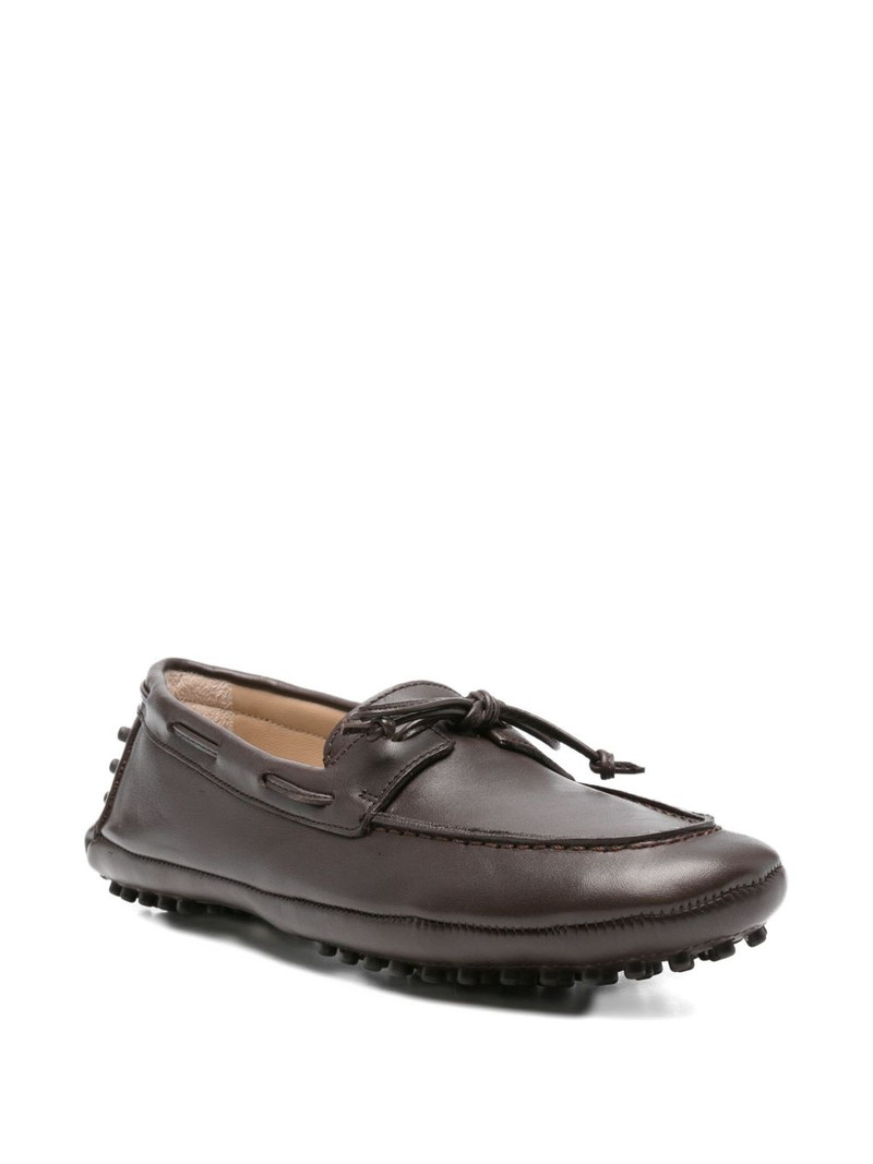 LE MONDE BÉRYL leather boat shoes outlook