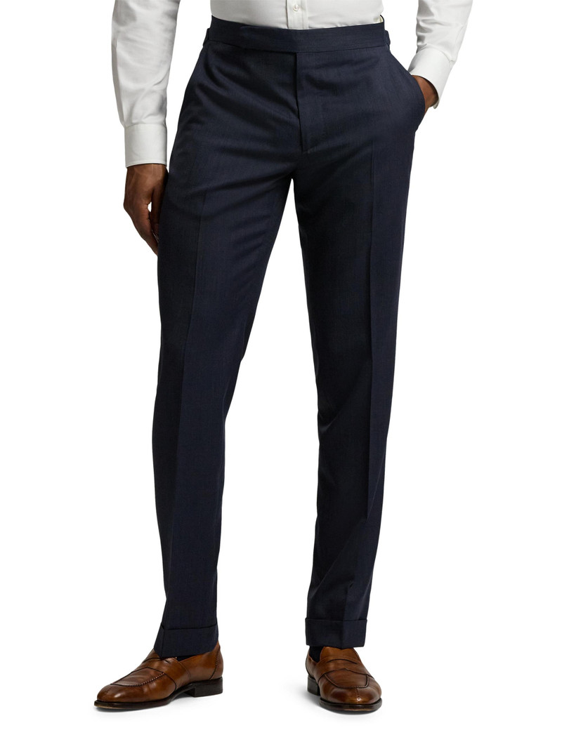 Men's Kent Tailored Pin Dot Suit - Navy Multi 7