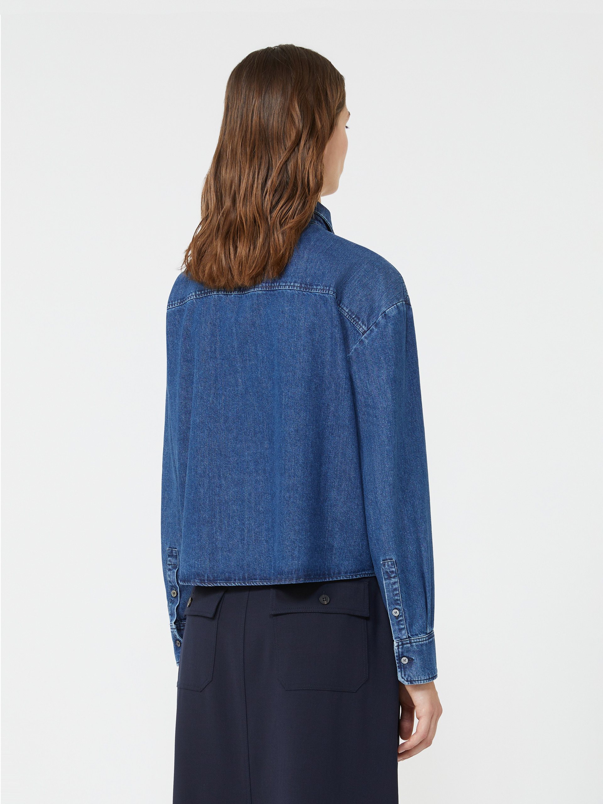 OBBIA Boxy denim shirt - 4