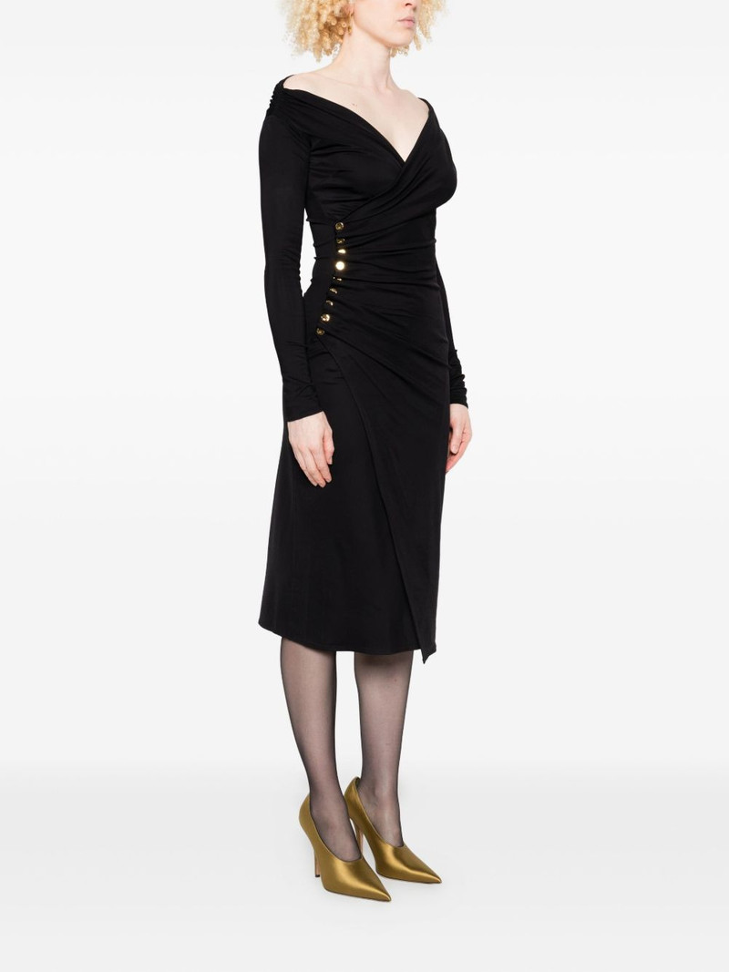 side-button draped dress 3