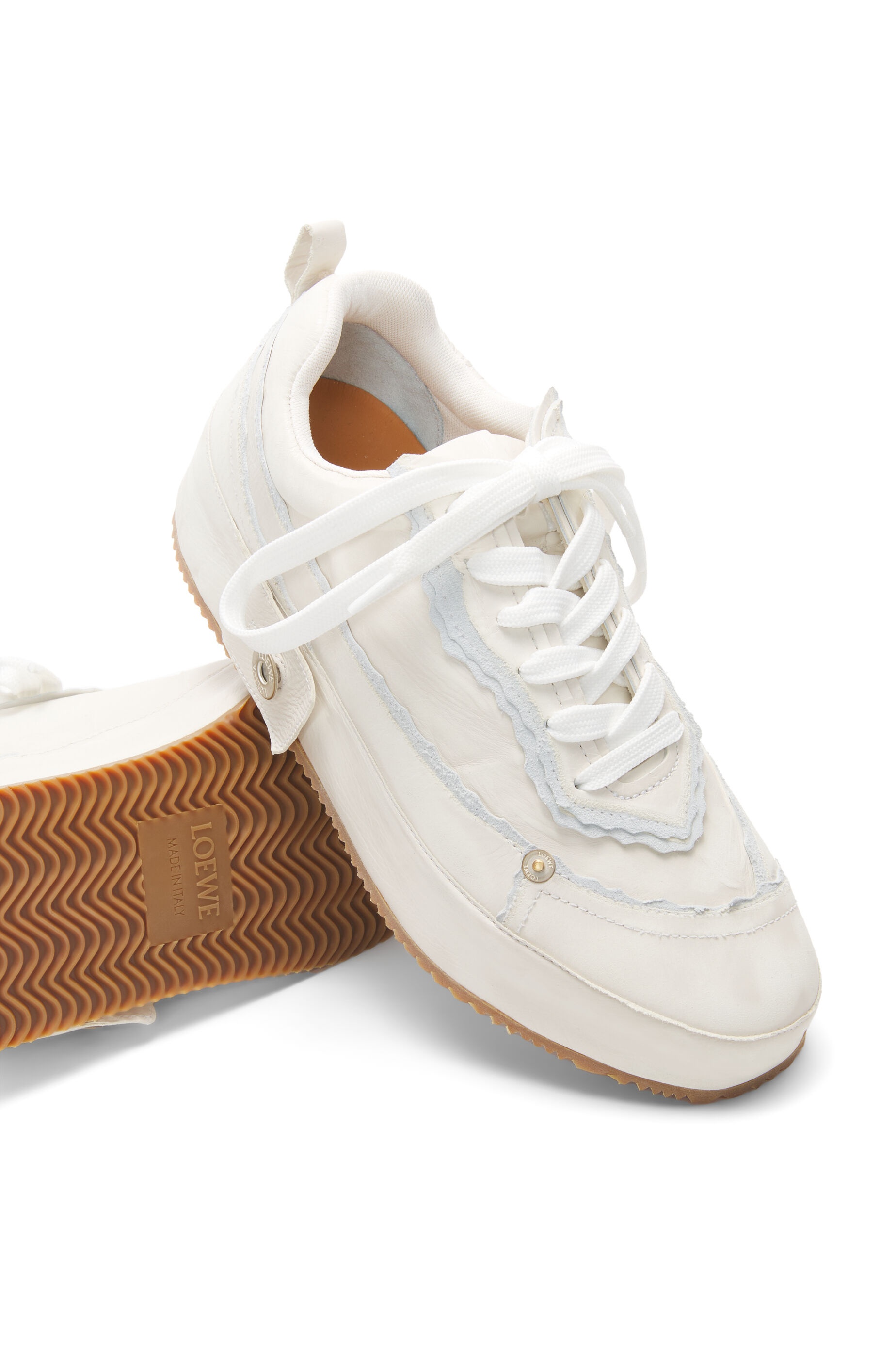 Deconstructed sneaker in calfskin - 4