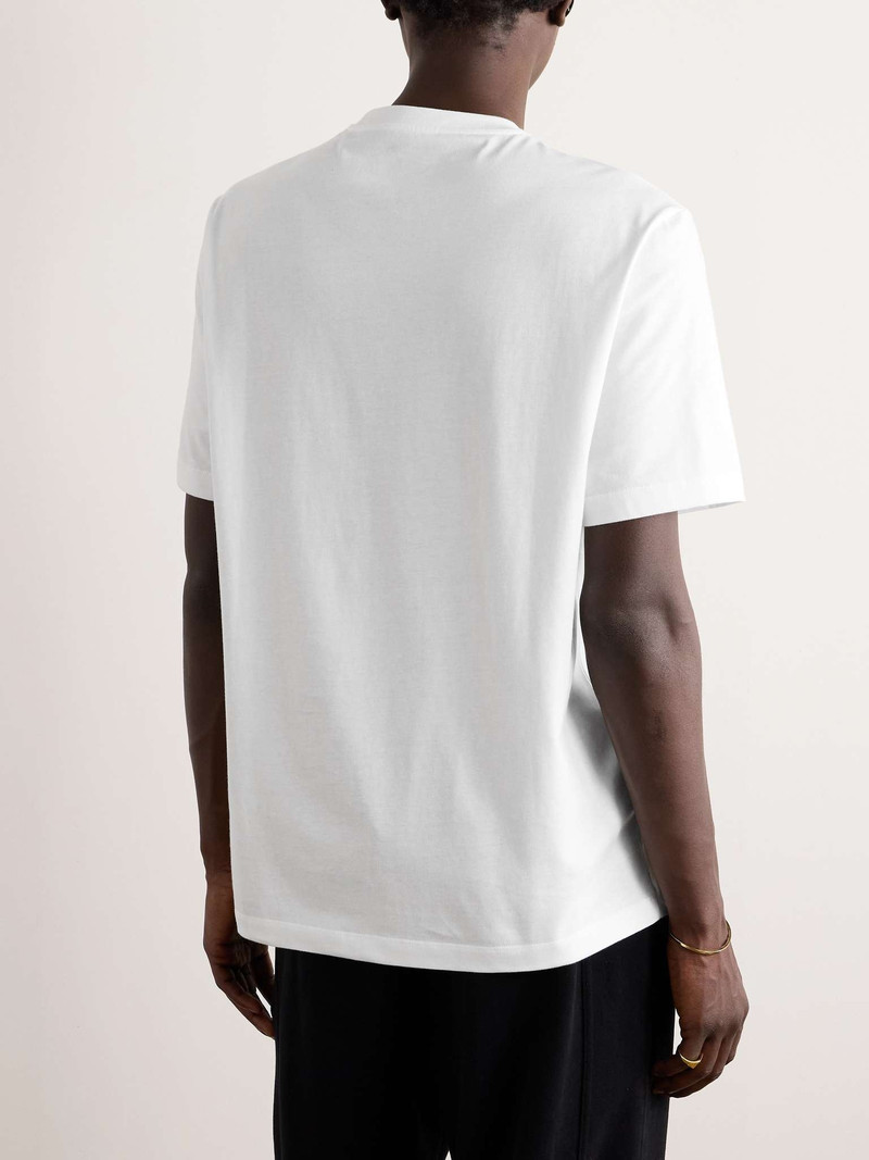 Logo-Embroidered Cotton-Jersey T-Shirt 3