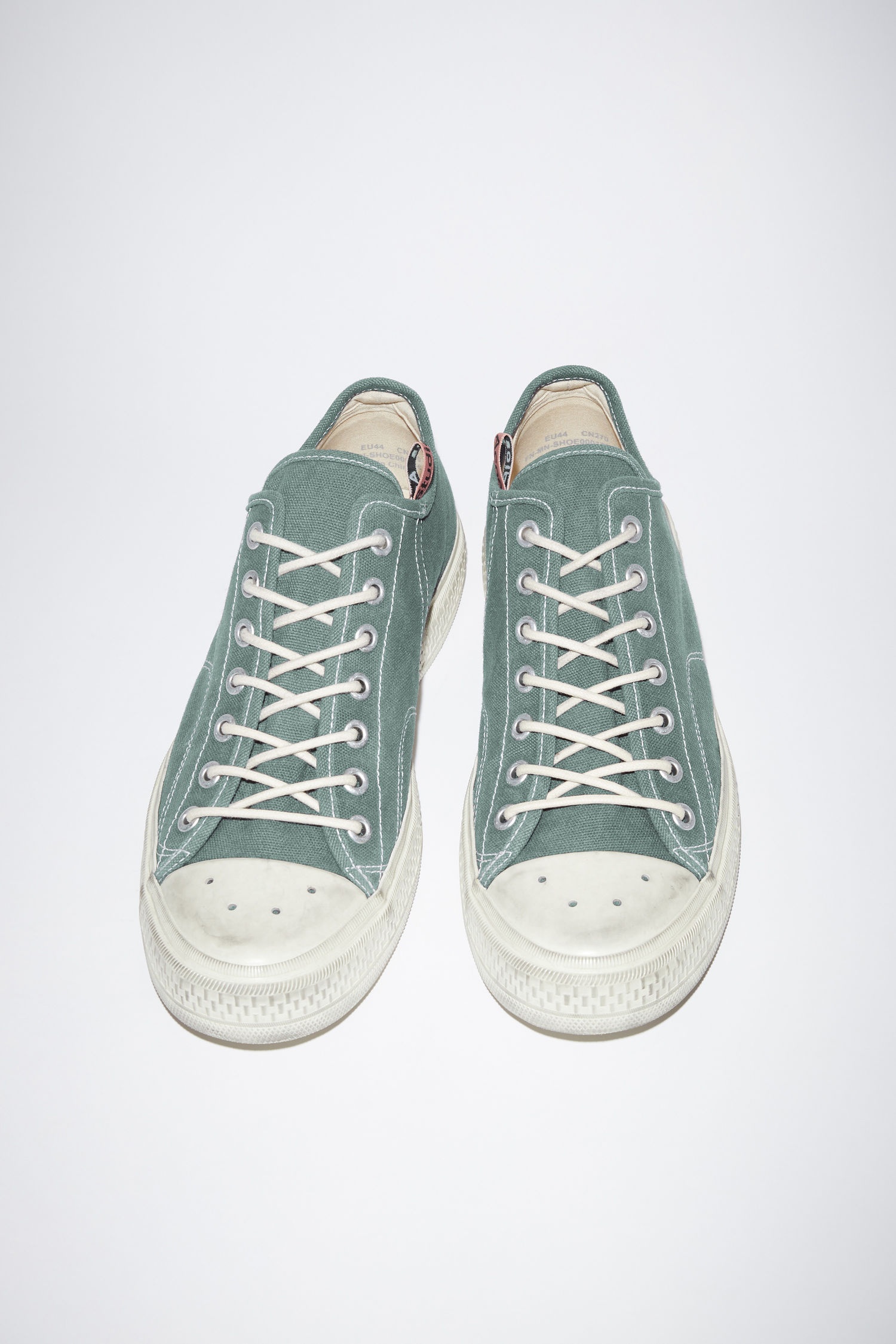 Canvas sneakers - Pine green - 2