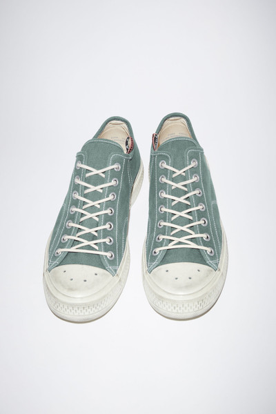 Acne Studios Canvas sneakers - Pine green outlook