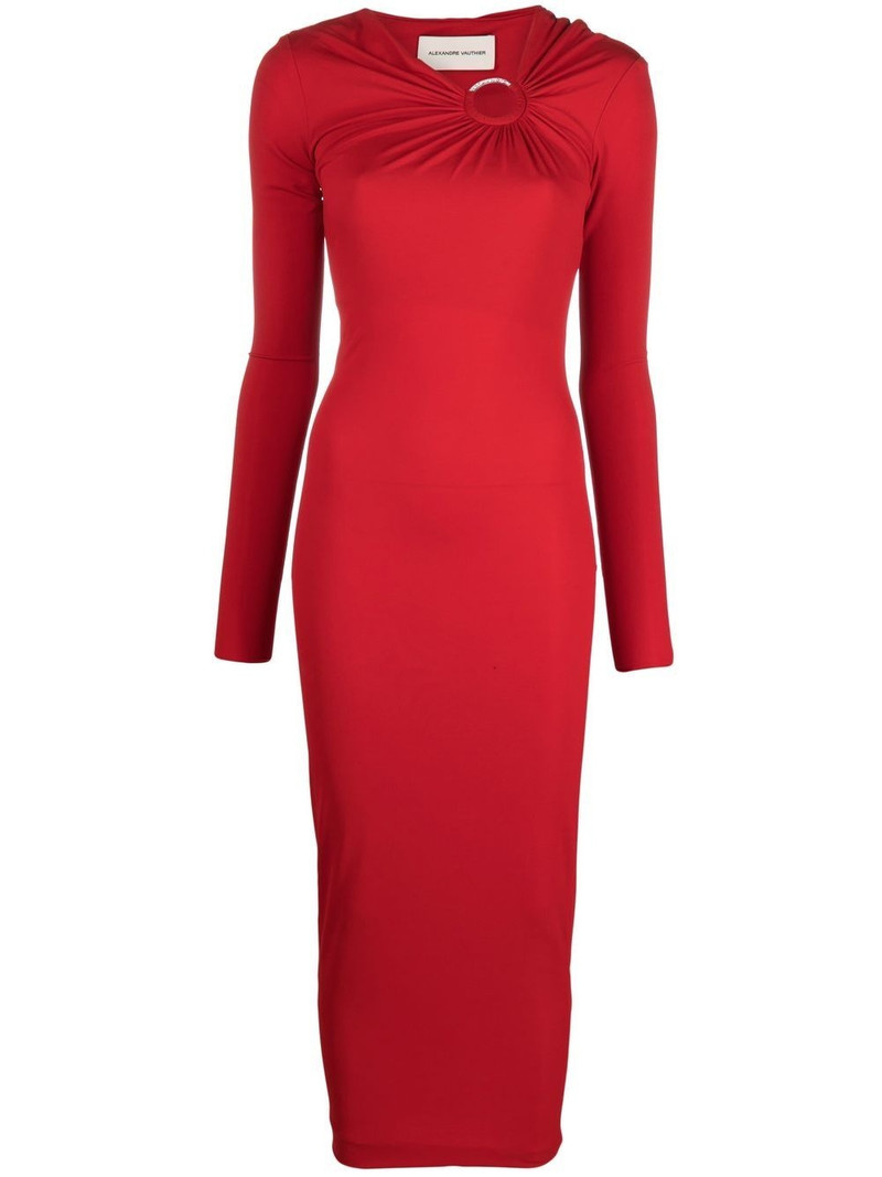 cut-out midi dress 1