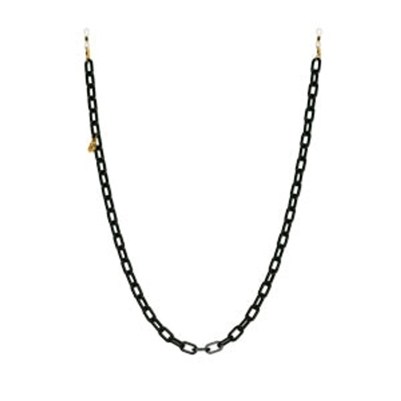 GREEN SMALL SQUARE ACETATE CHAIN 1