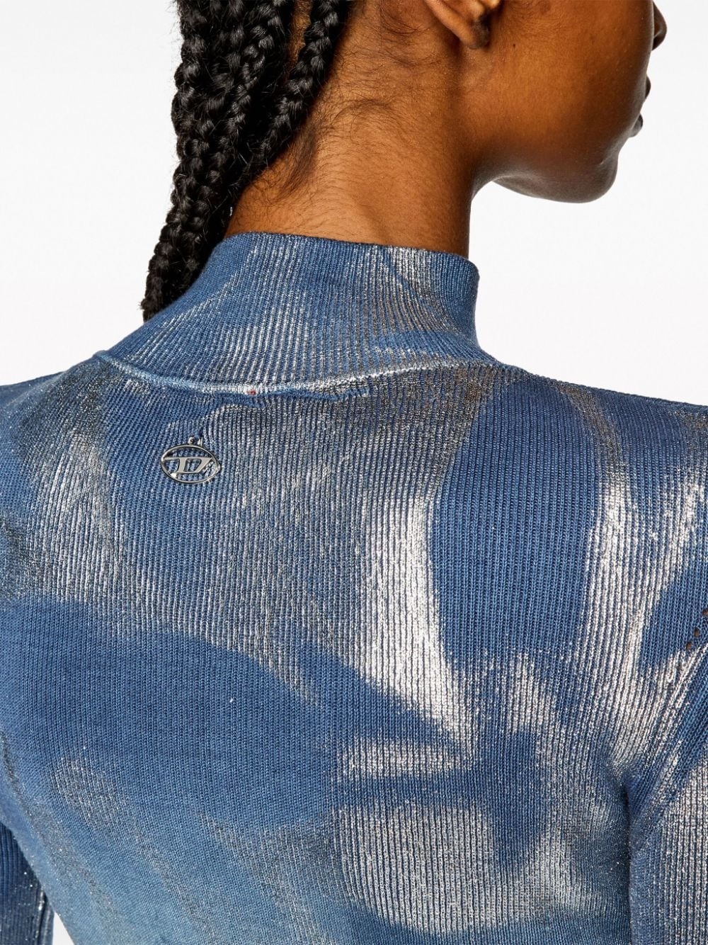 M-Ileen metallic-effect jumper - 5