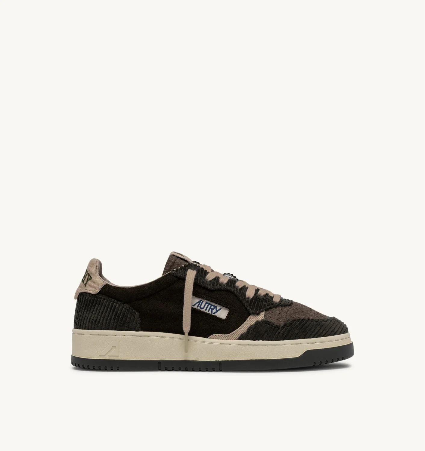MEDALIST LOW SNEAKERS IN BROWN CLIMBING IVY AND SEDIMENT VELVET - 1