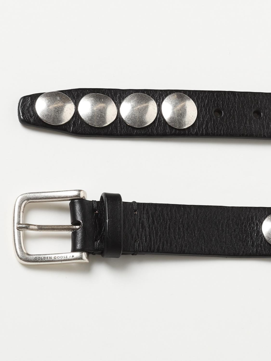 Golden Goose leather belt with antiqued studs - 2