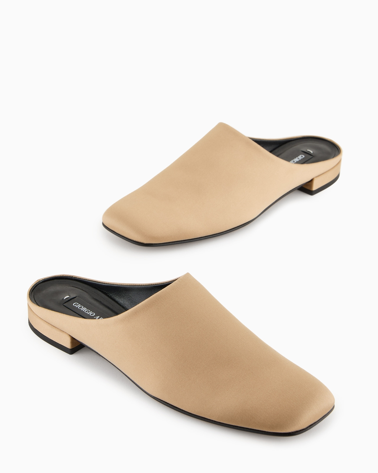 GIORGIO ARMANI X 10 CORSO COMO SATIN MULES - 5