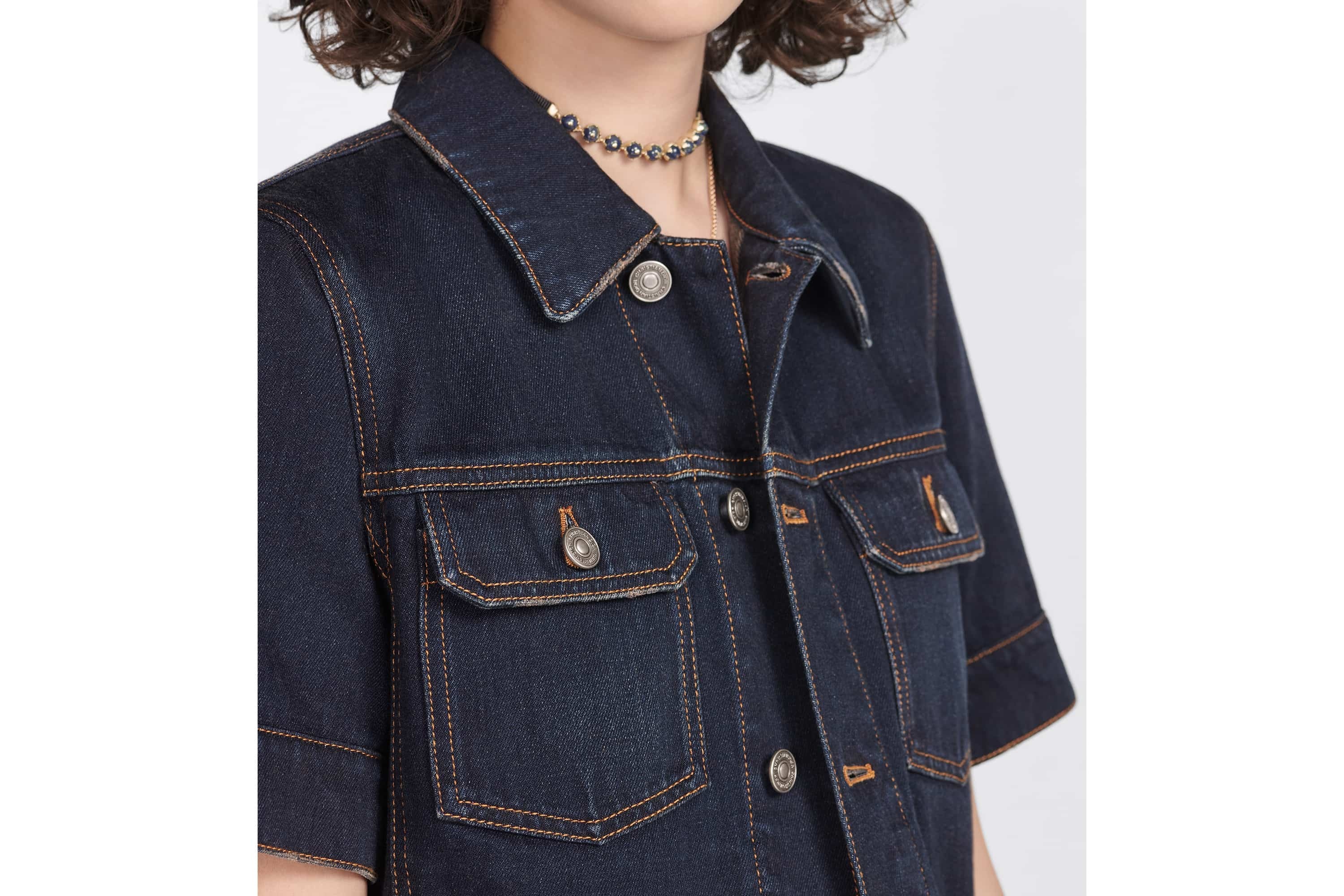 Dior Short-Sleeved Denim Couture Jacket | REVERSIBLE