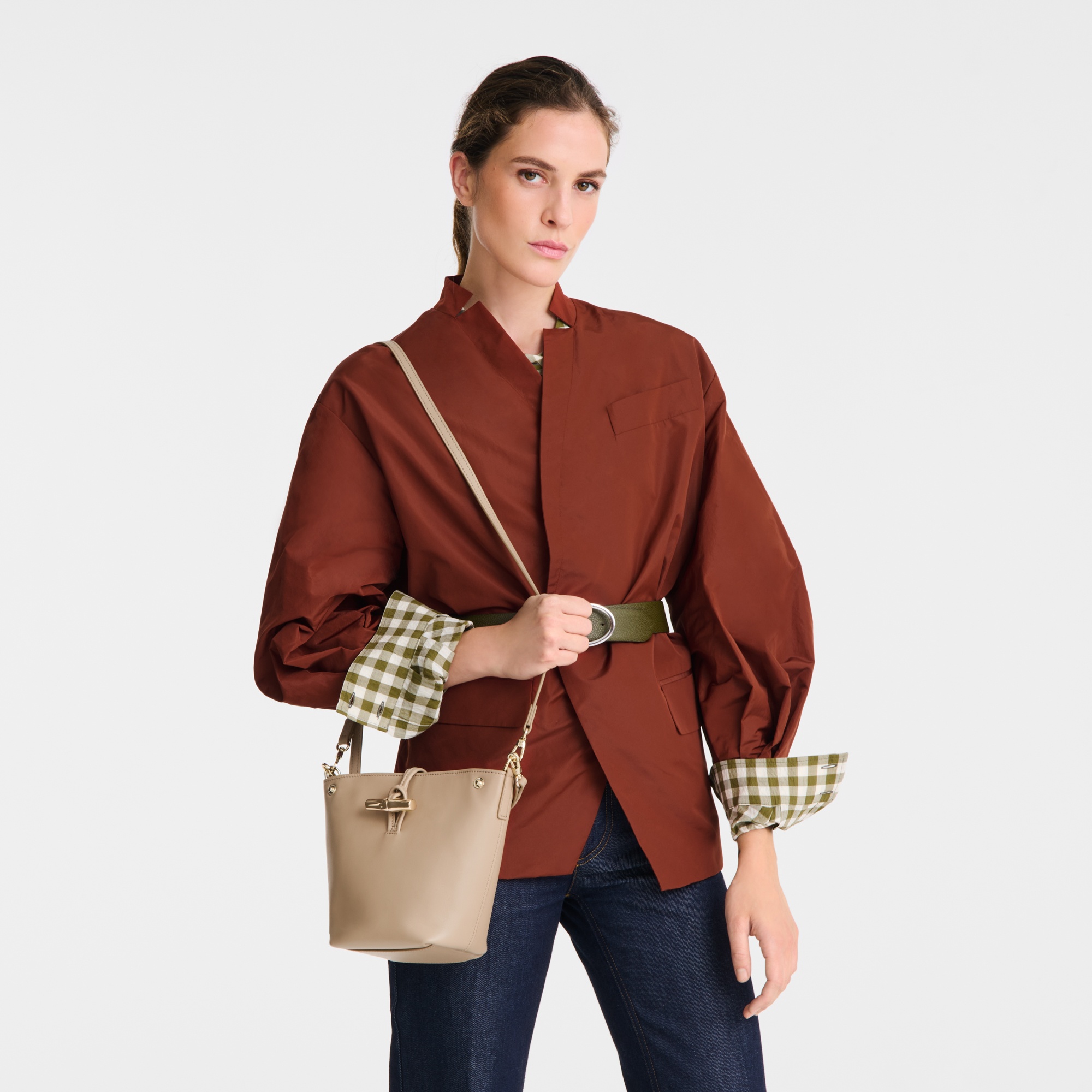 Le Roseau XS Bucket bag Root - Leather - 2