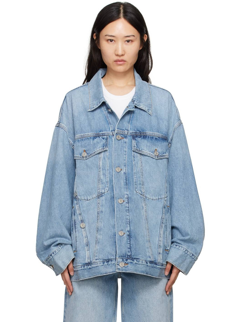 Blue Reworked Wayne Denim Jacket - 1