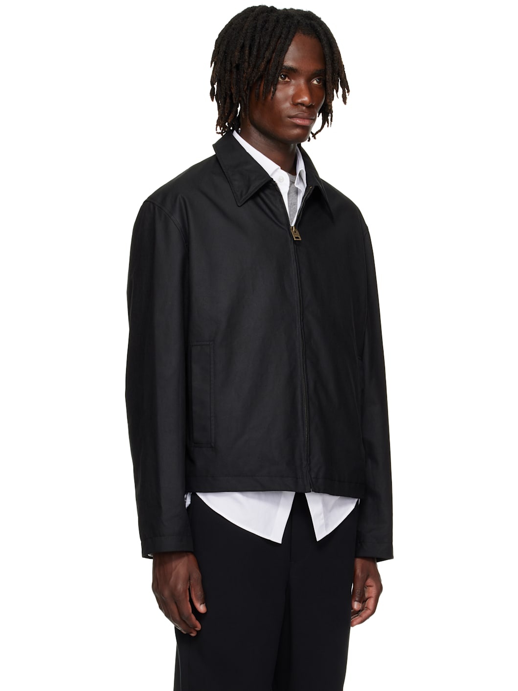 Black Water-Repellent Jacket - 2